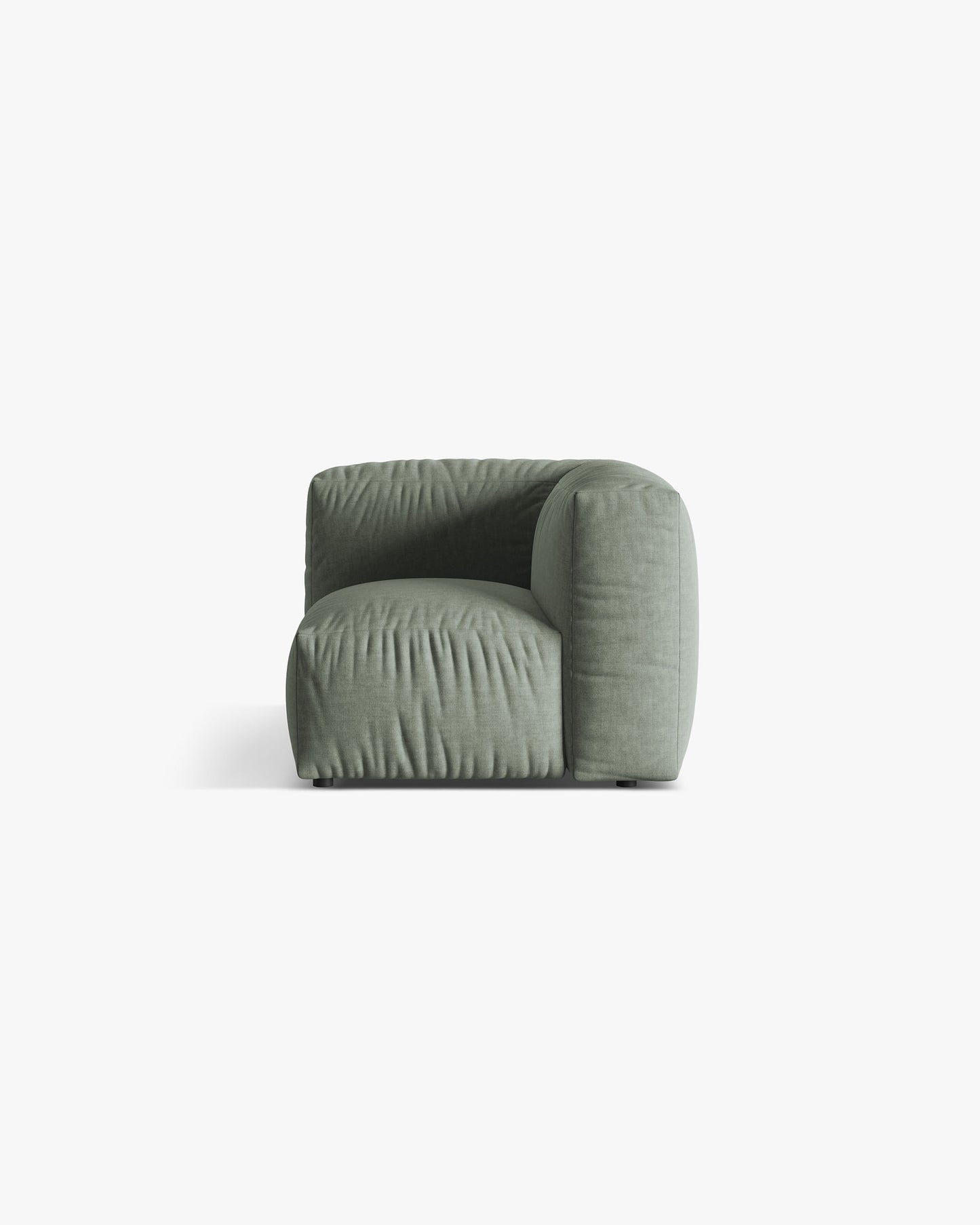 Martina Structured fabric (Bowagreen) / Moss green 0
