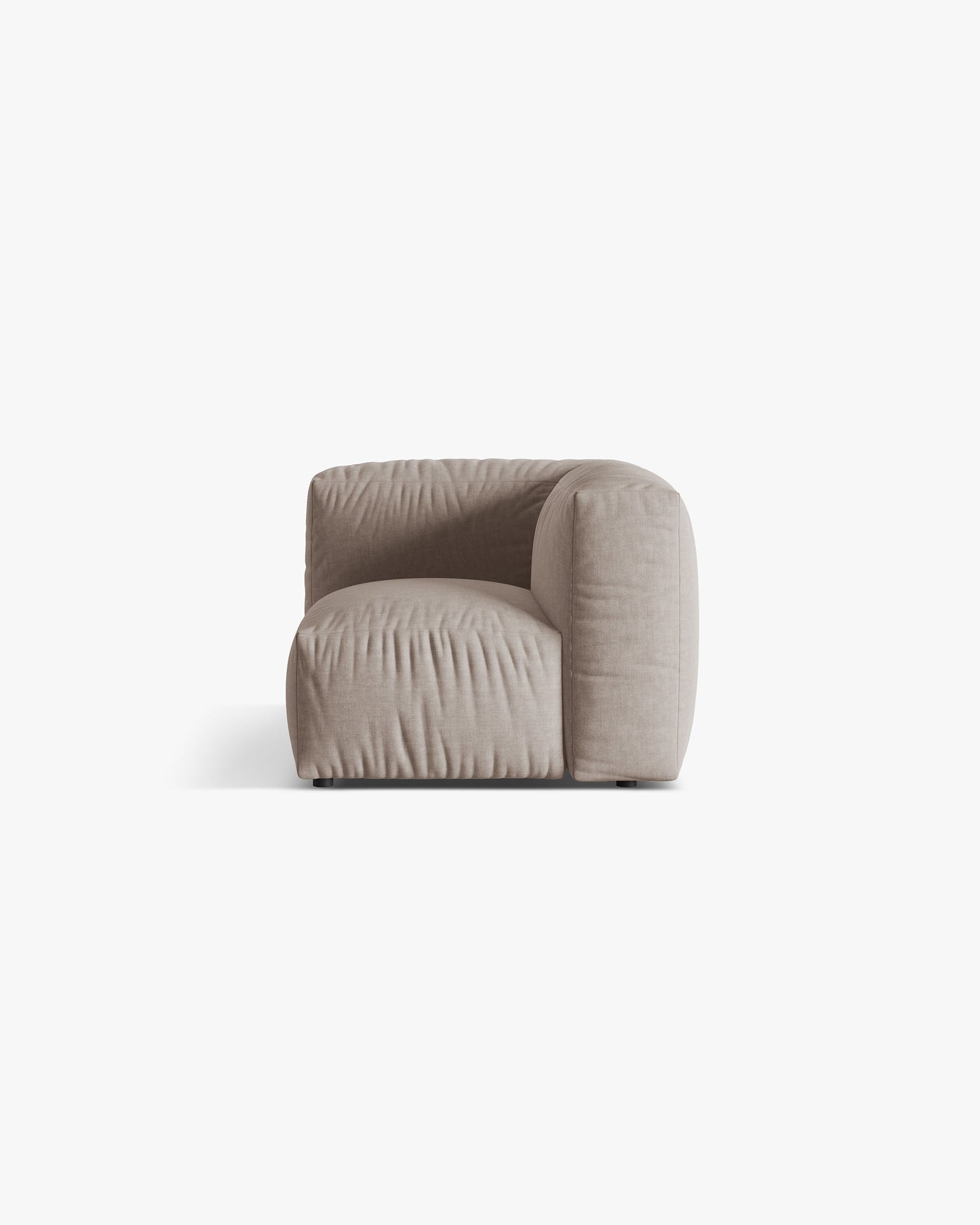 Martina Structured fabric (Botruf) / Dark beige 0