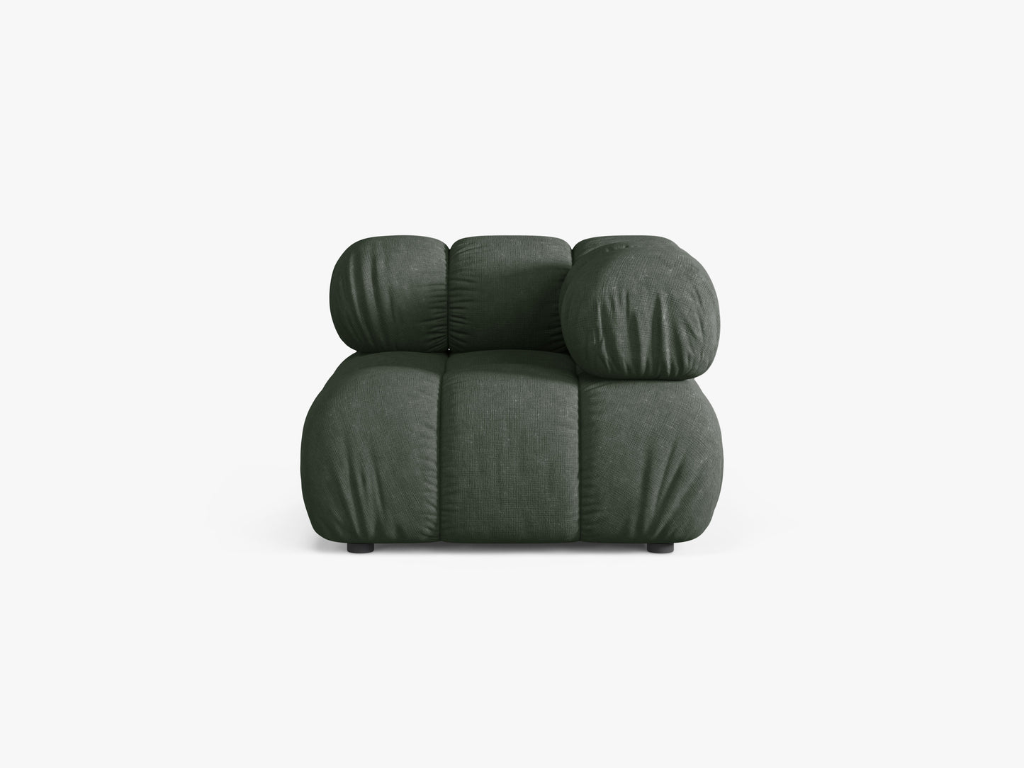Bellis Structured fabric (Lib12) / Moss green 0