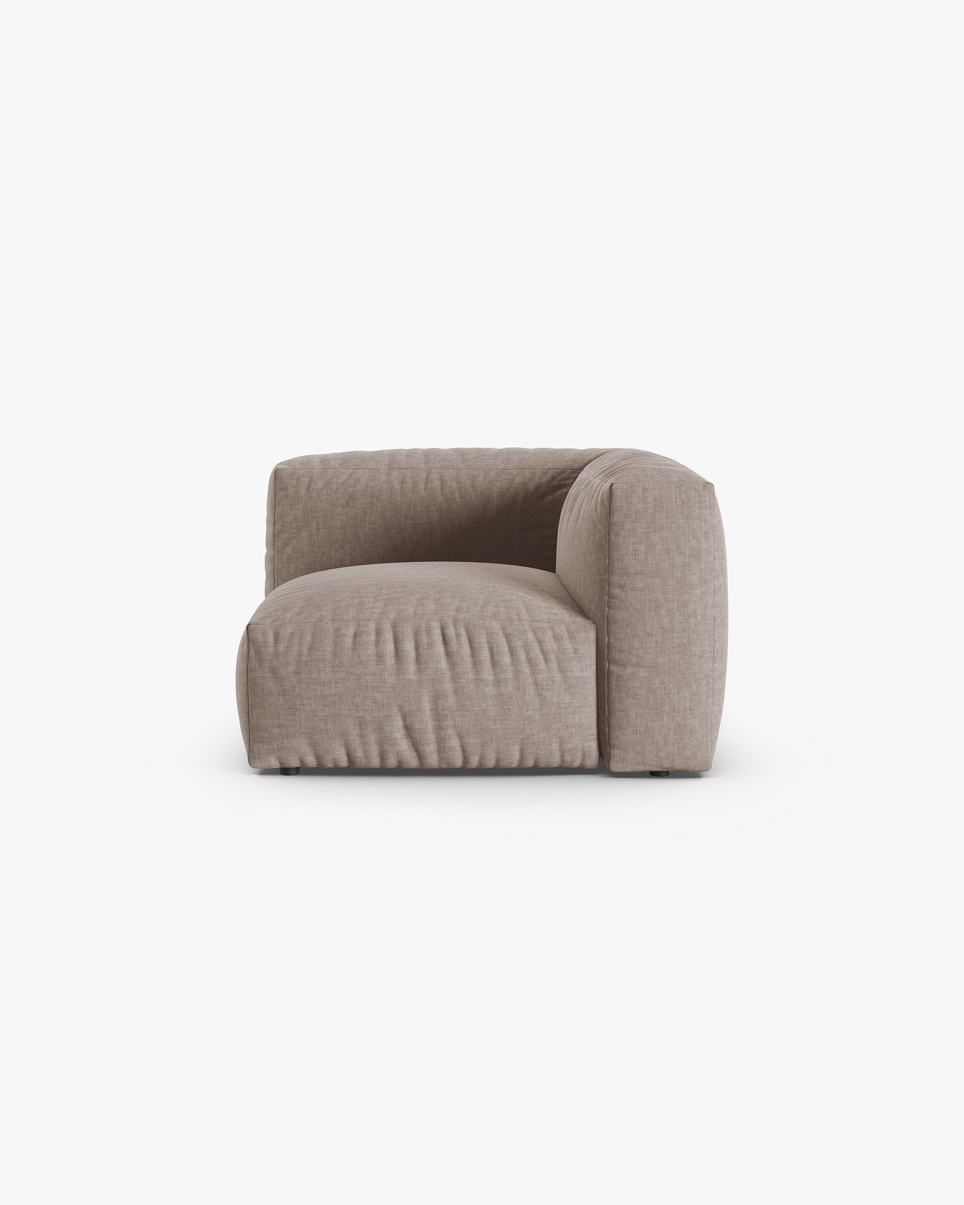 Martina Structured fabric (Botruf) / Dark beige 0
