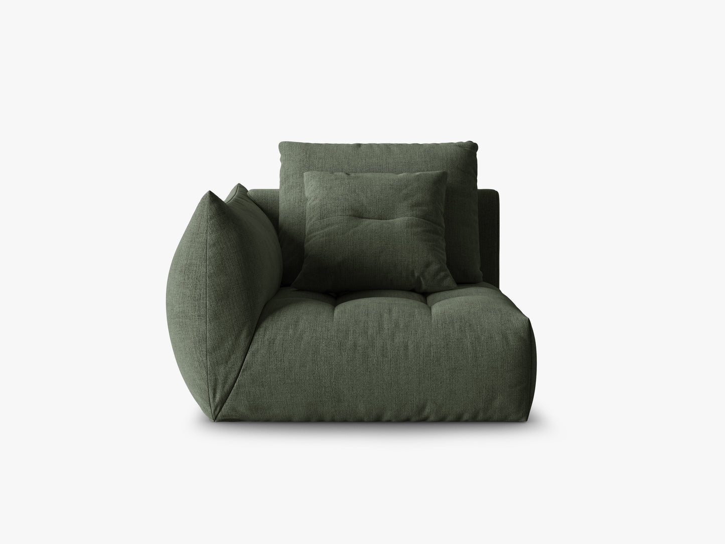 Bloom Structured fabric (Win75) / Moss green 0