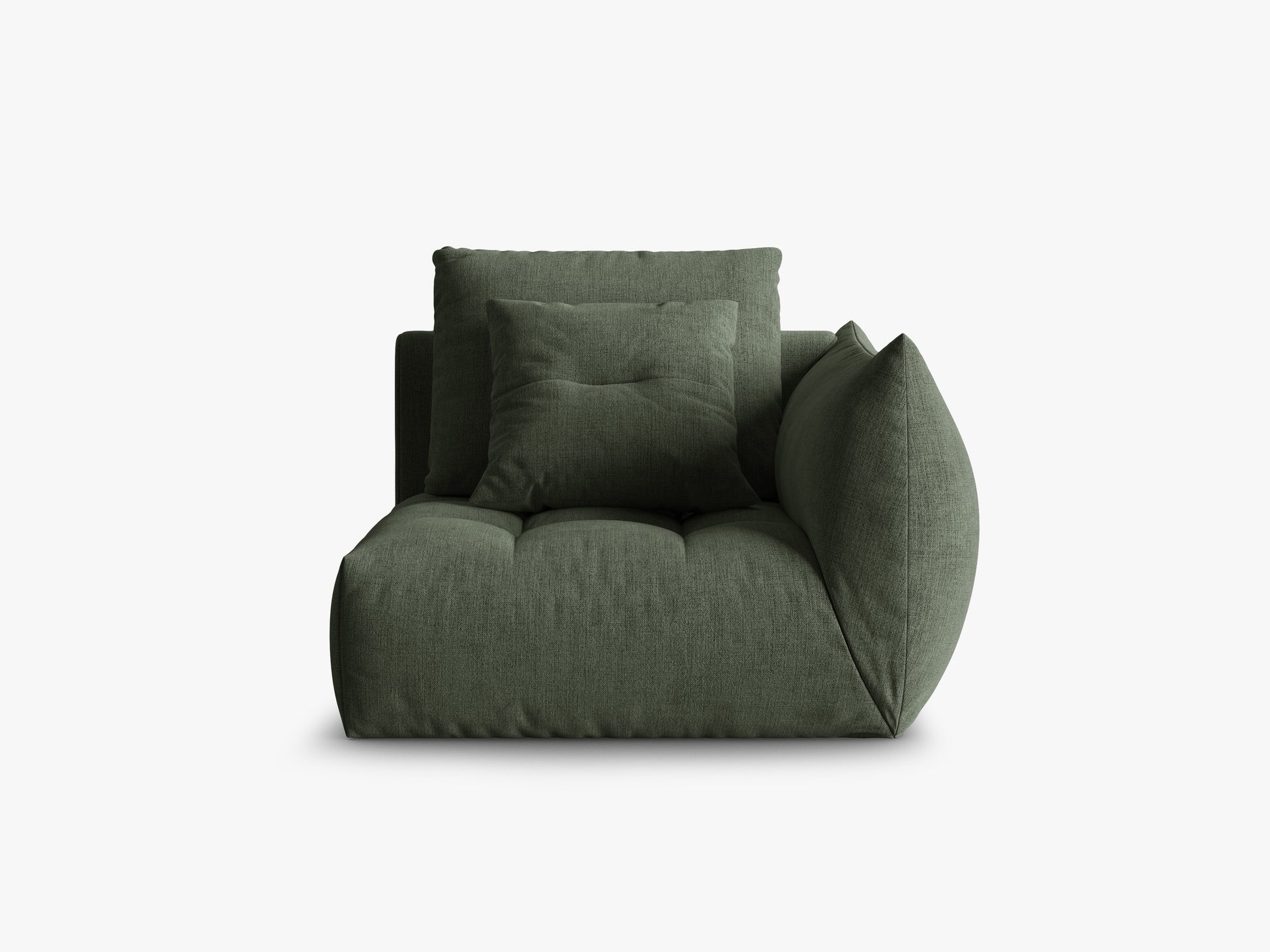 Bloom Structured fabric (Win75) / Moss green 0