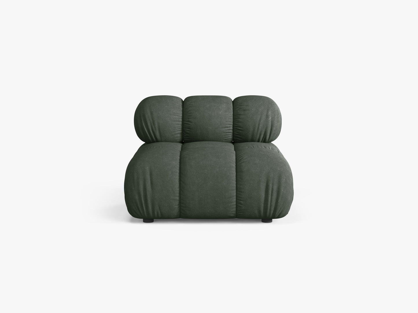 Bellis Structured fabric (Lib12) / Moss green 0