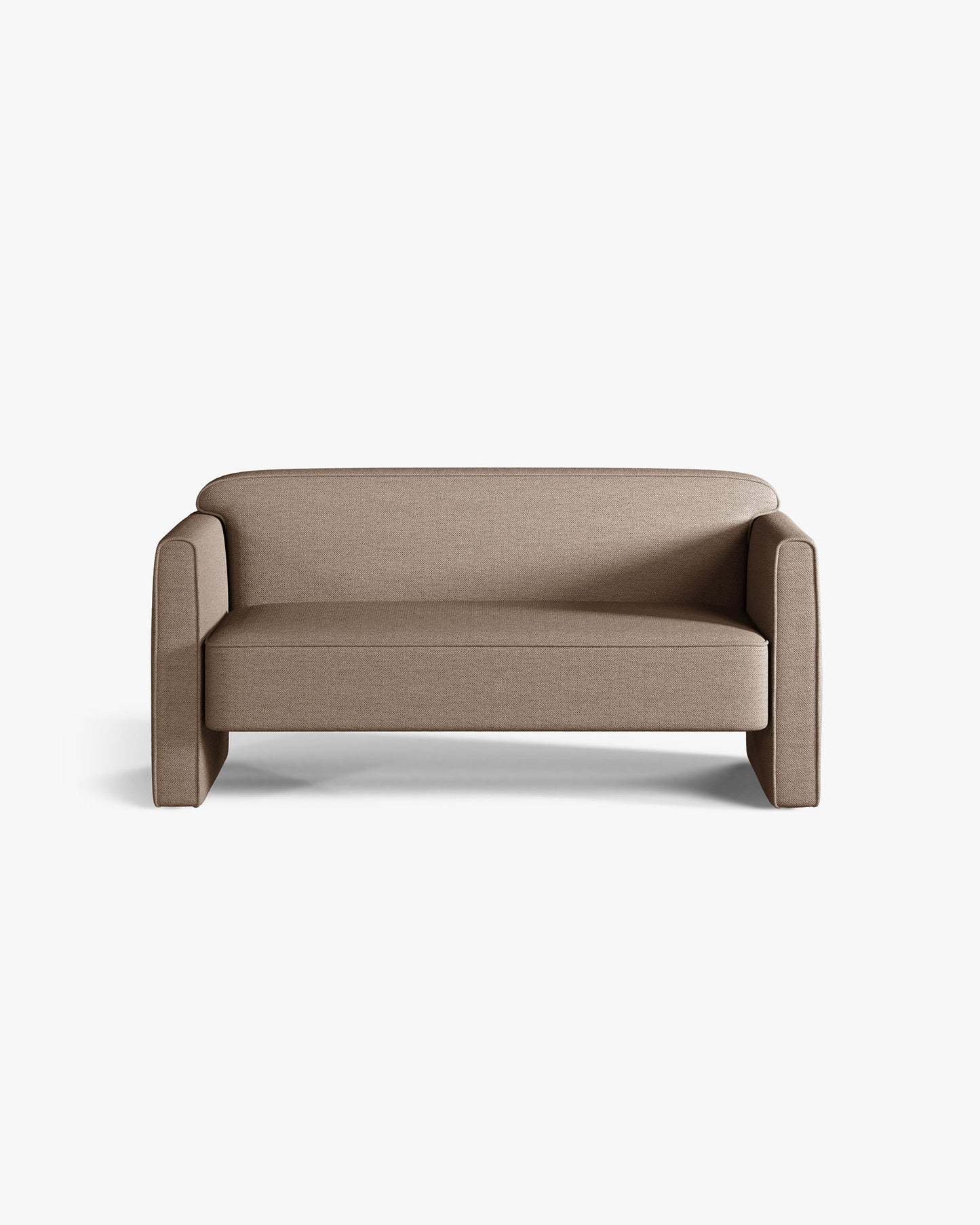 Abby Structured fabric (Hertru) / Dark beige 0