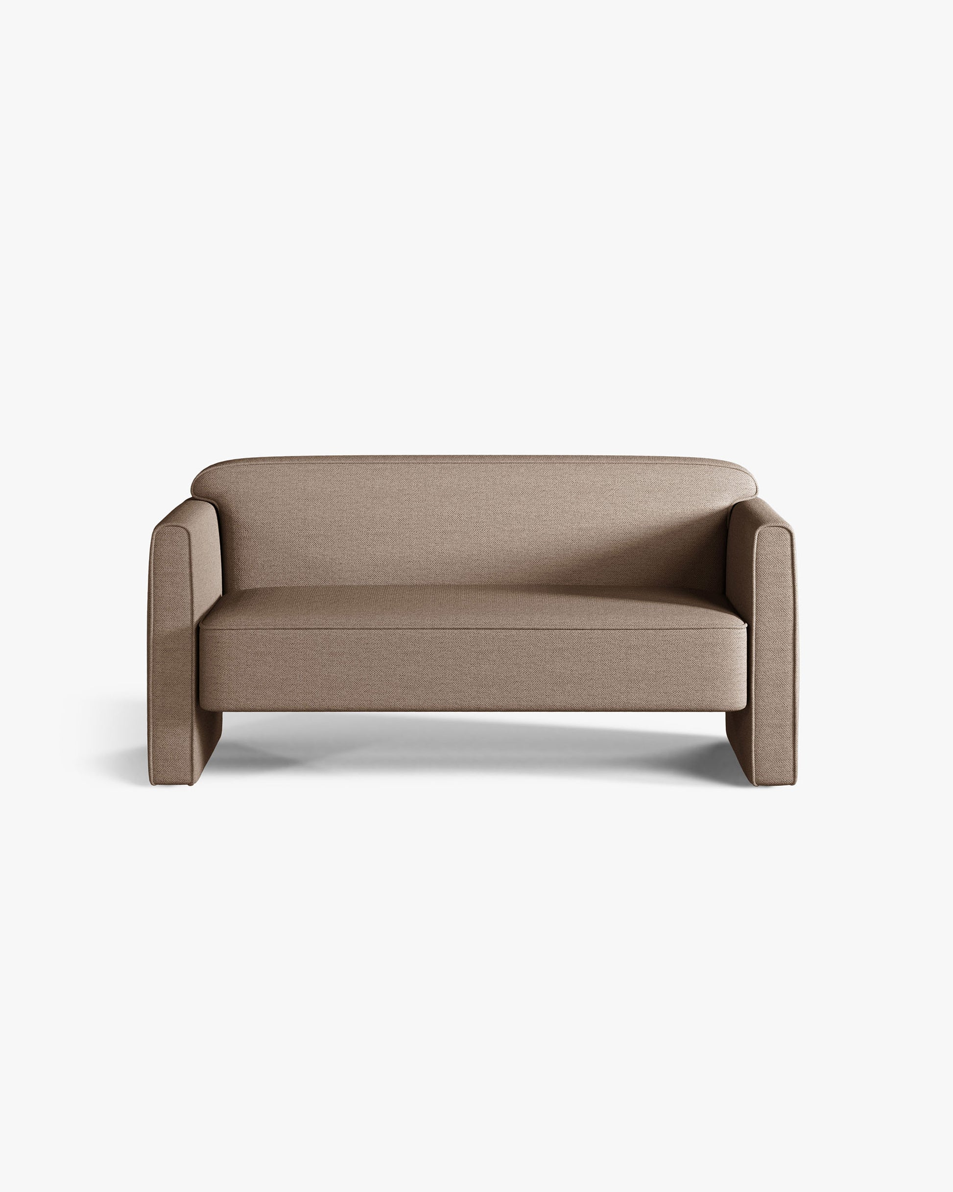 Abby Structured fabric (Hertru) / Dark beige 0
