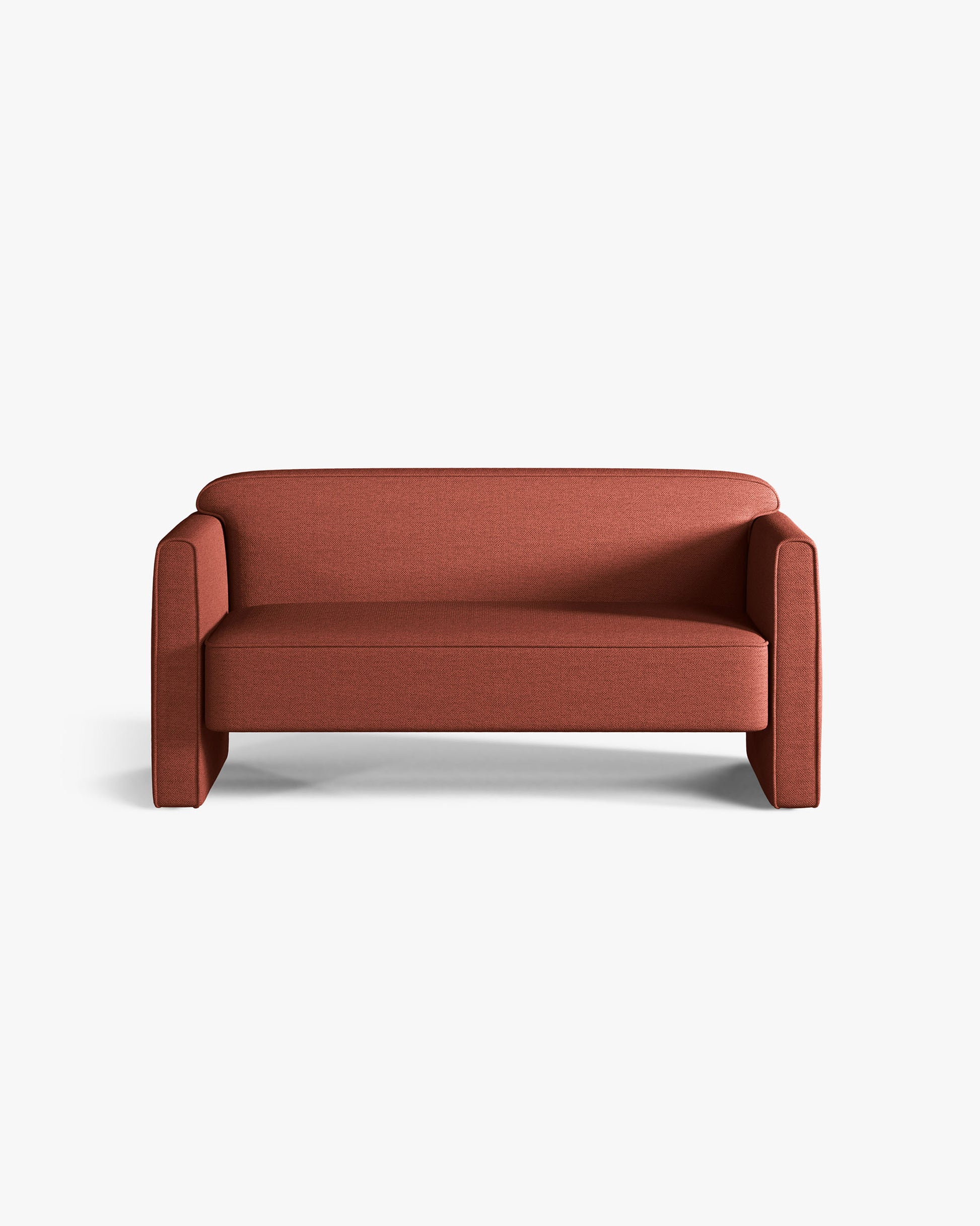 Abby Structured fabric (Her ter) / Terracotta 0