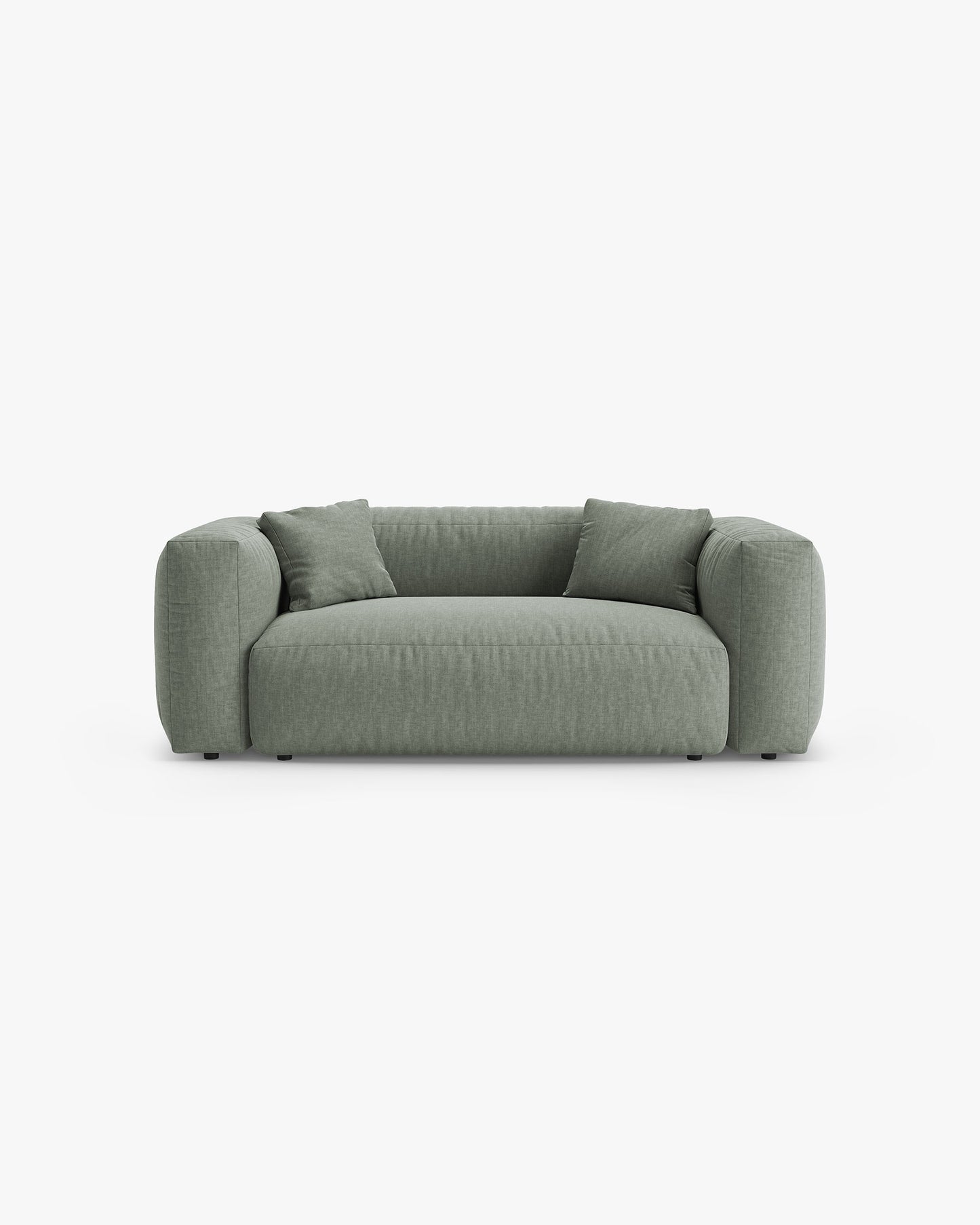 Martina Structured fabric (Bowagreen) / Moss green 0