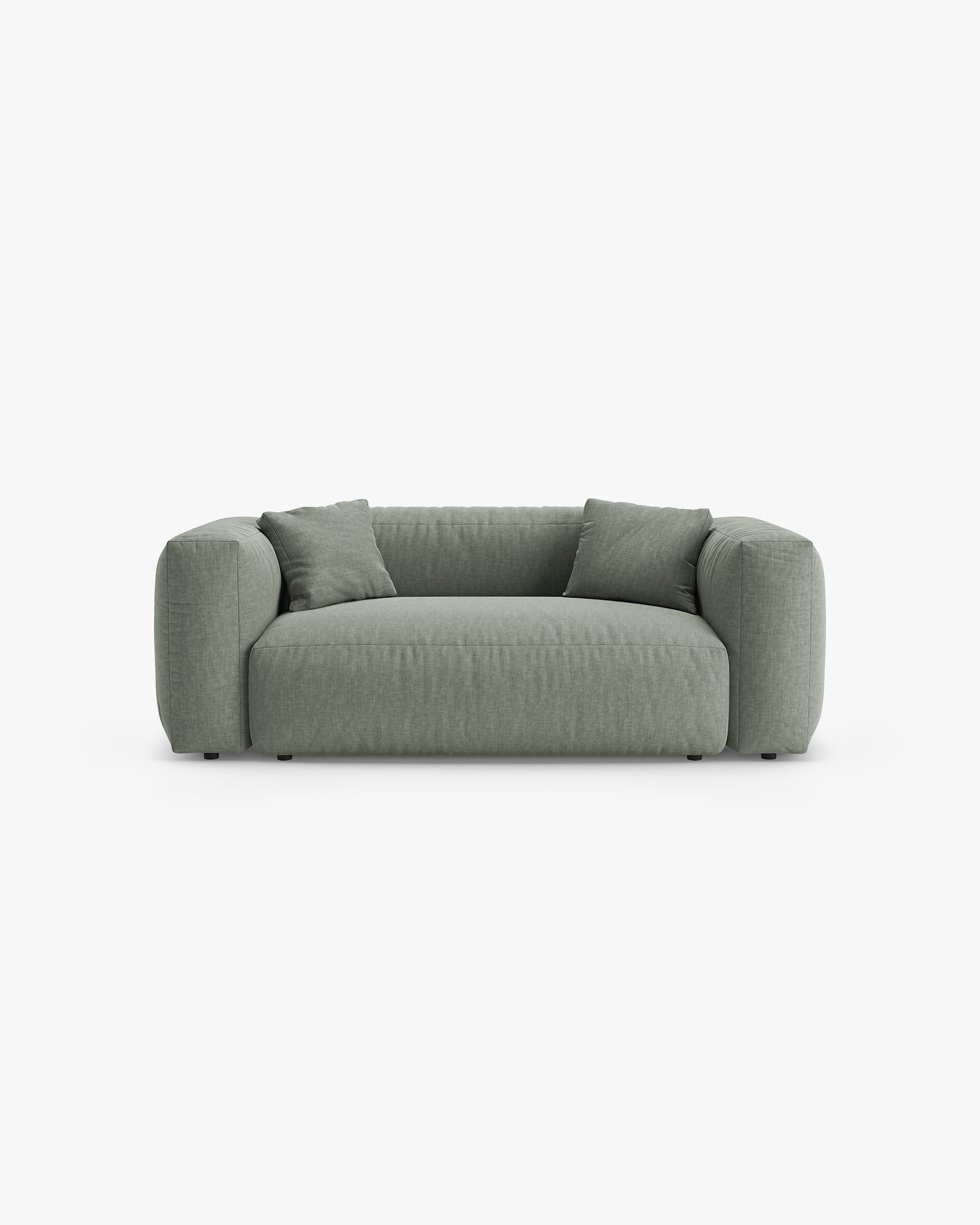 Martina Structured fabric (Bowagreen) / Moss green 0