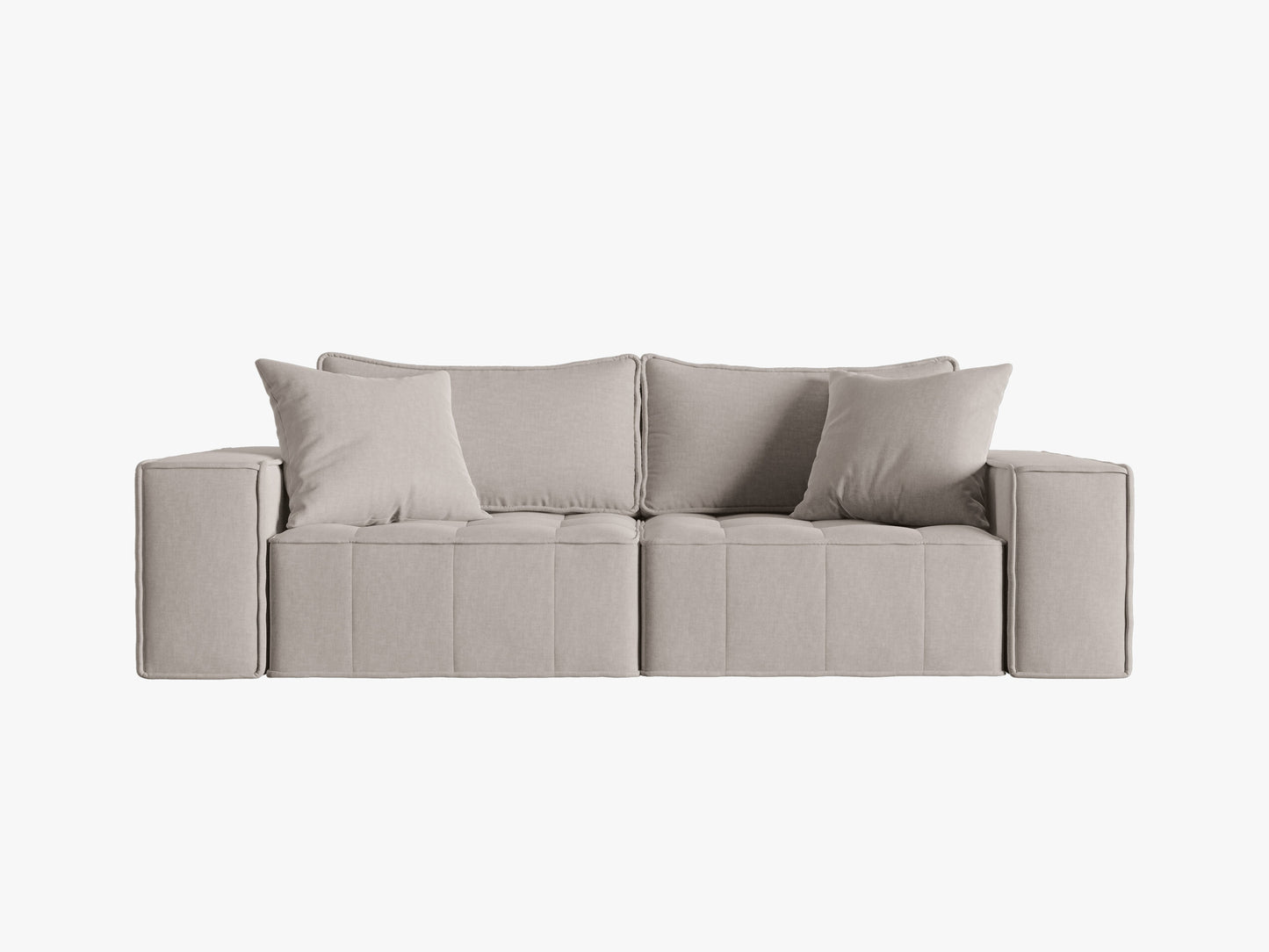 Mike Structured fabric (Boligre) / Light grey 0