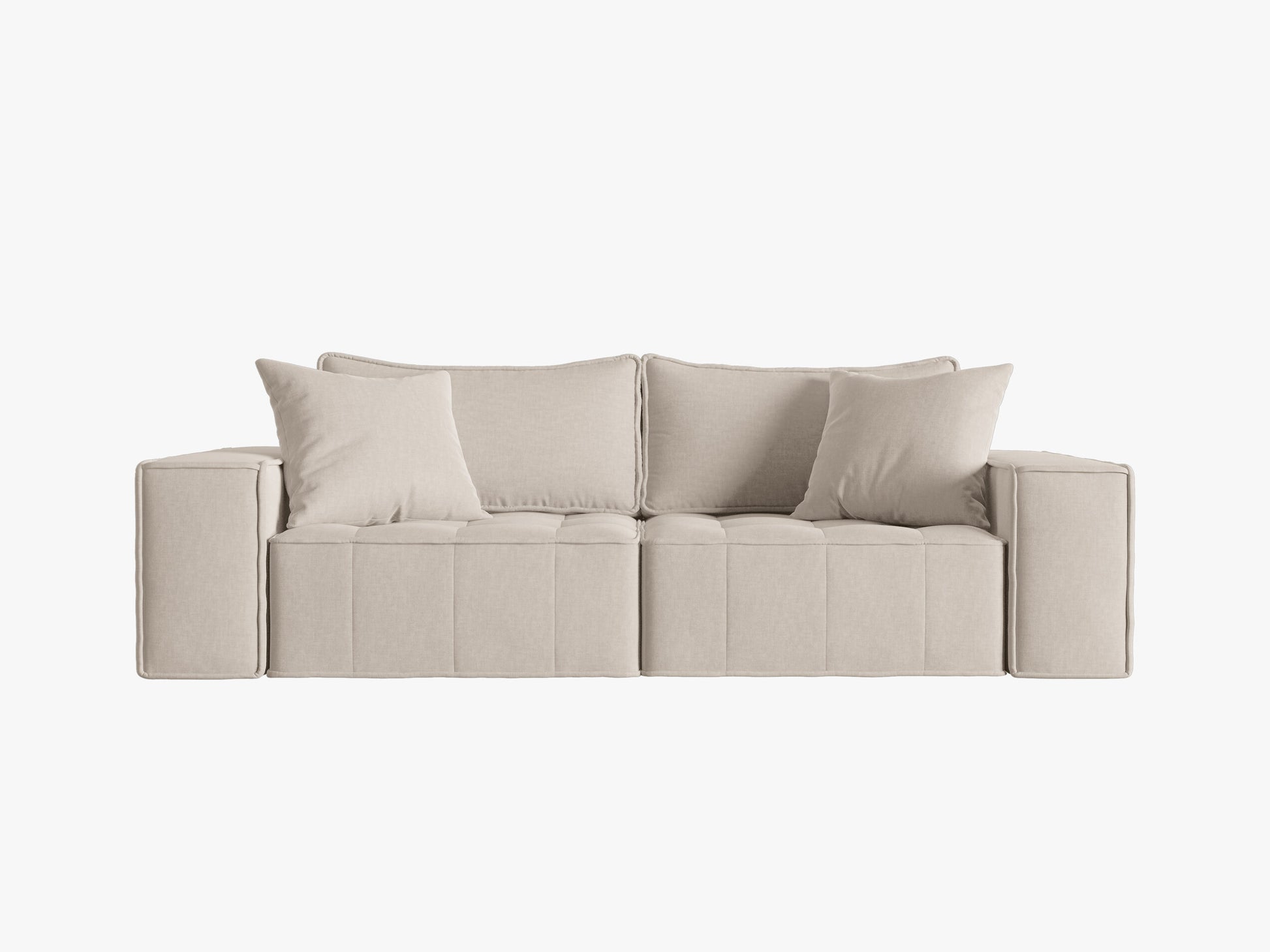 Mike Structured fabric (Bocemen) / Beige 0