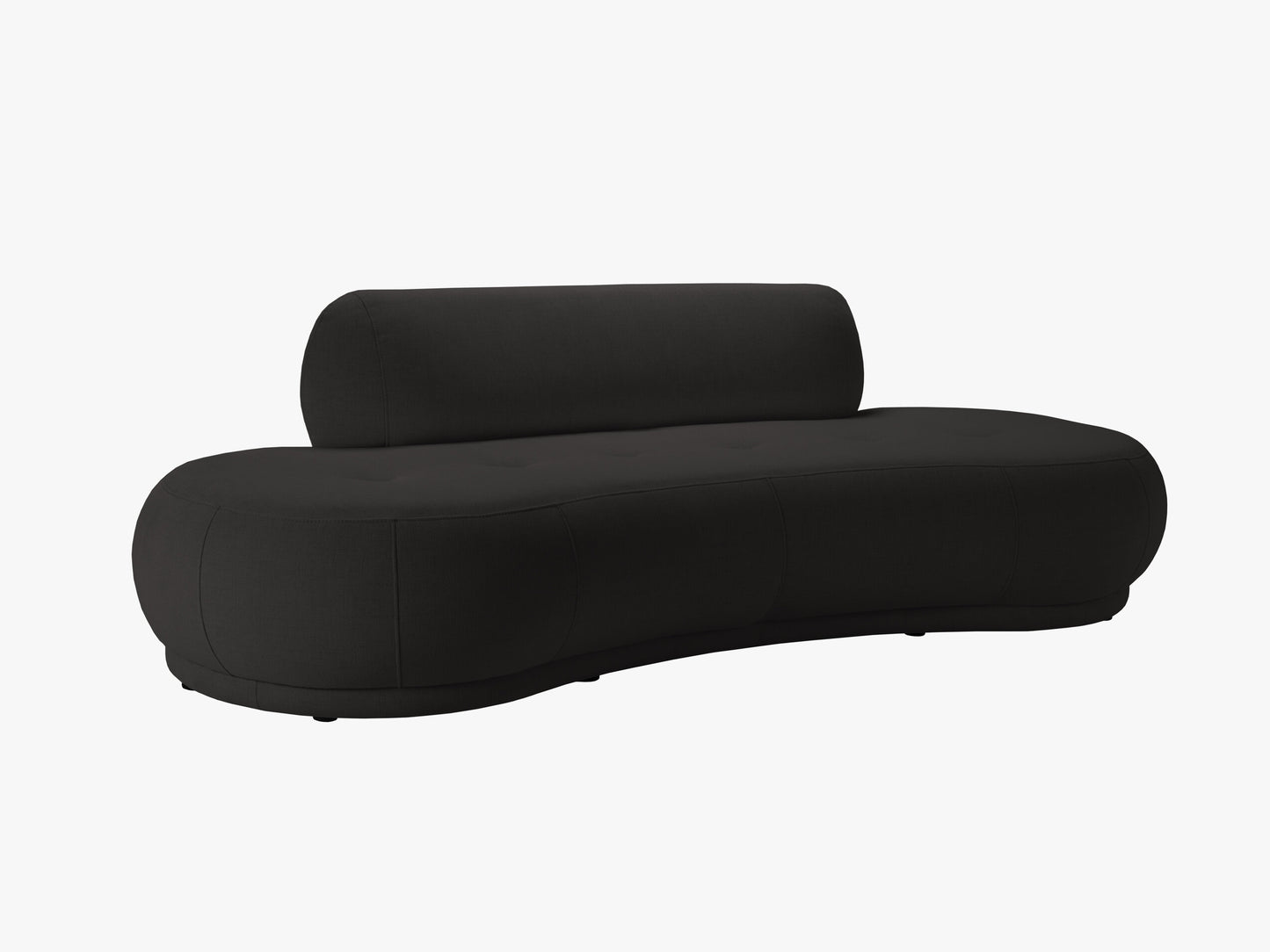 Flow Structured fabric (Mol99) / Black 0