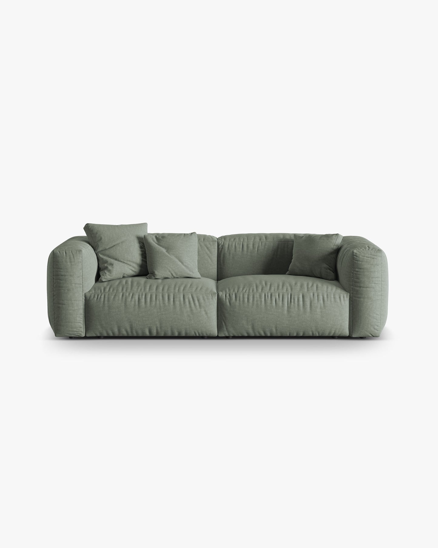 Martina Structured fabric (Bowagreen) / Moss green 0