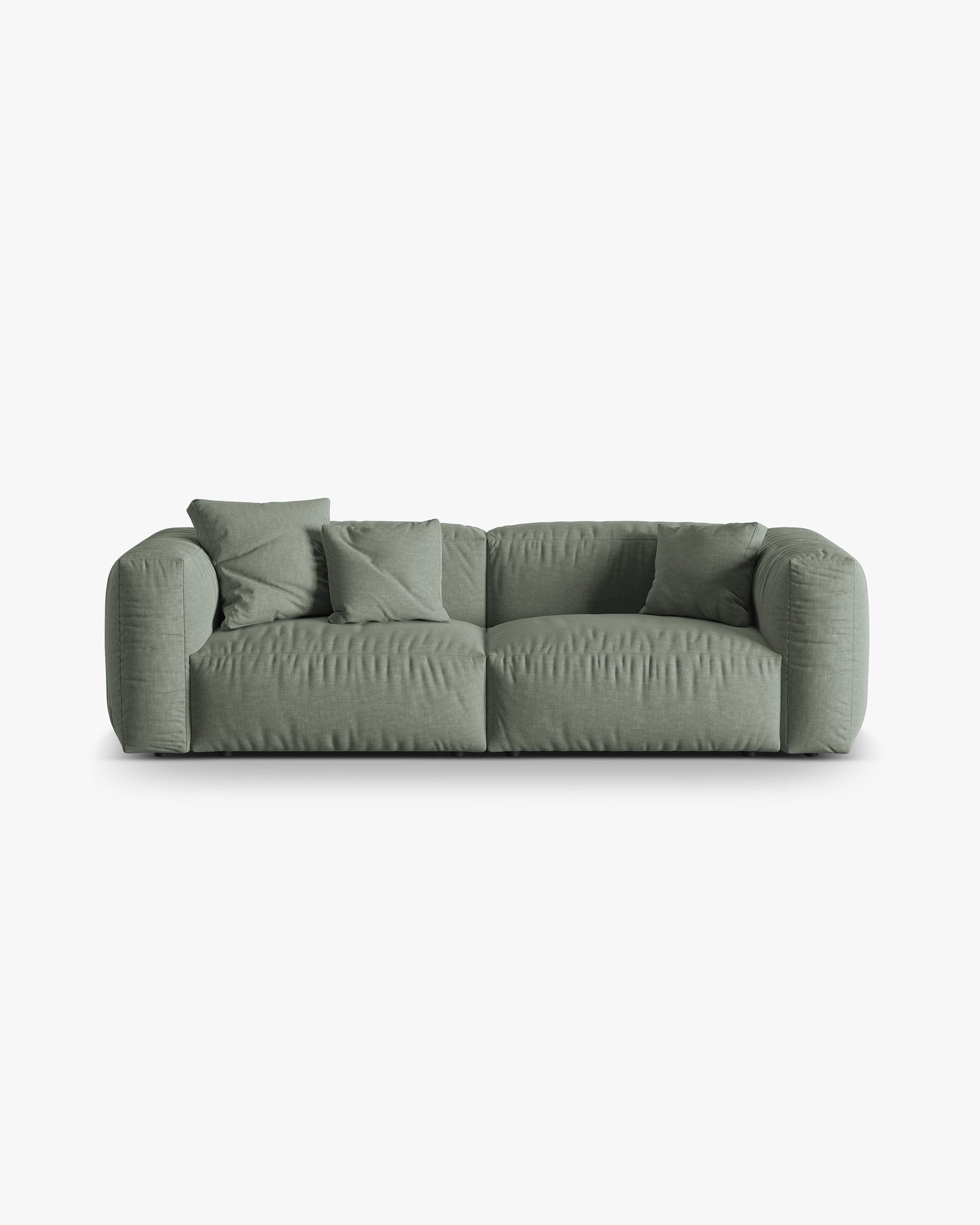 Martina Structured fabric (Bowagreen) / Moss green 0