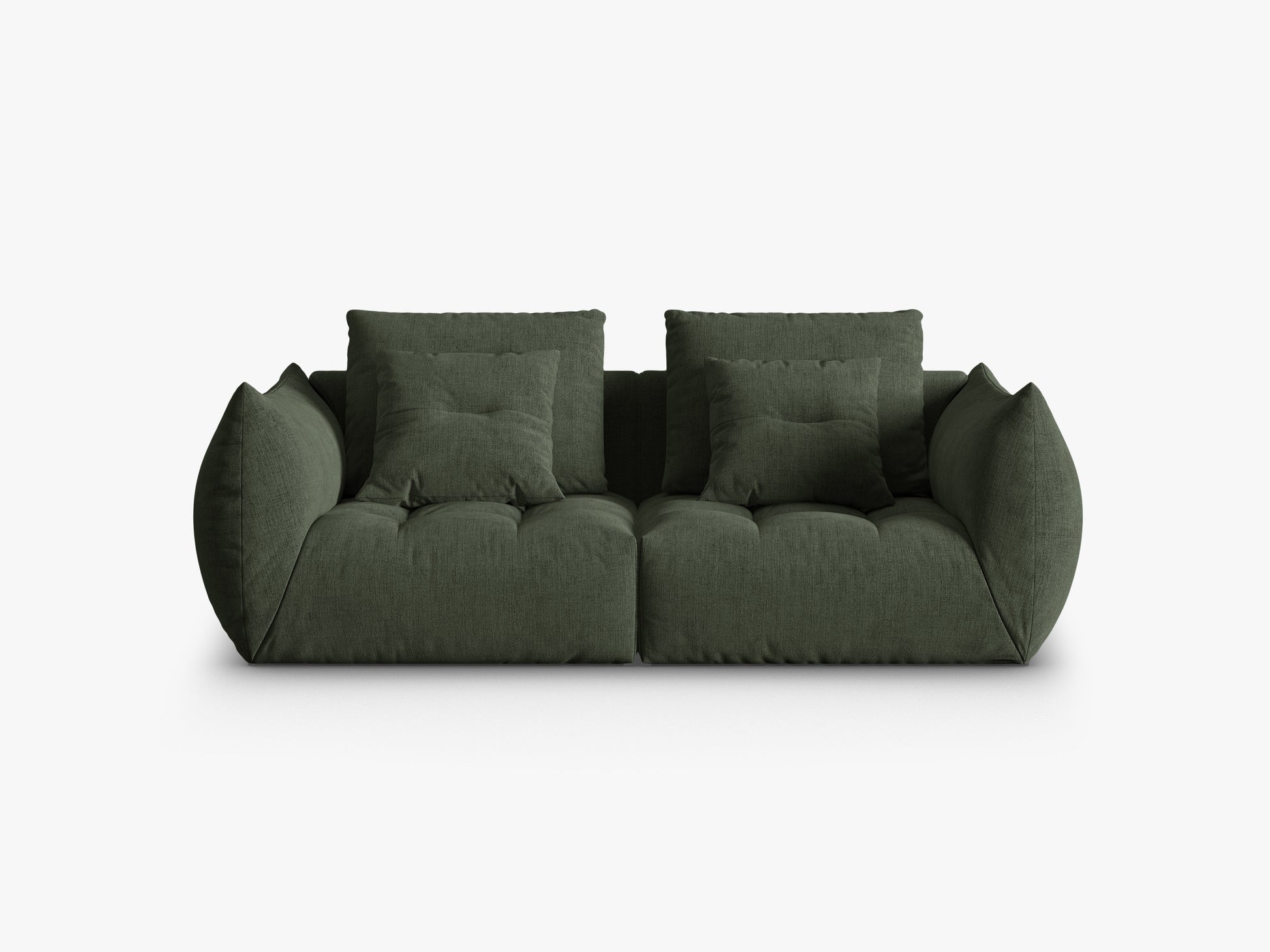 Bloom Structured fabric (Win75) / Moss green 0