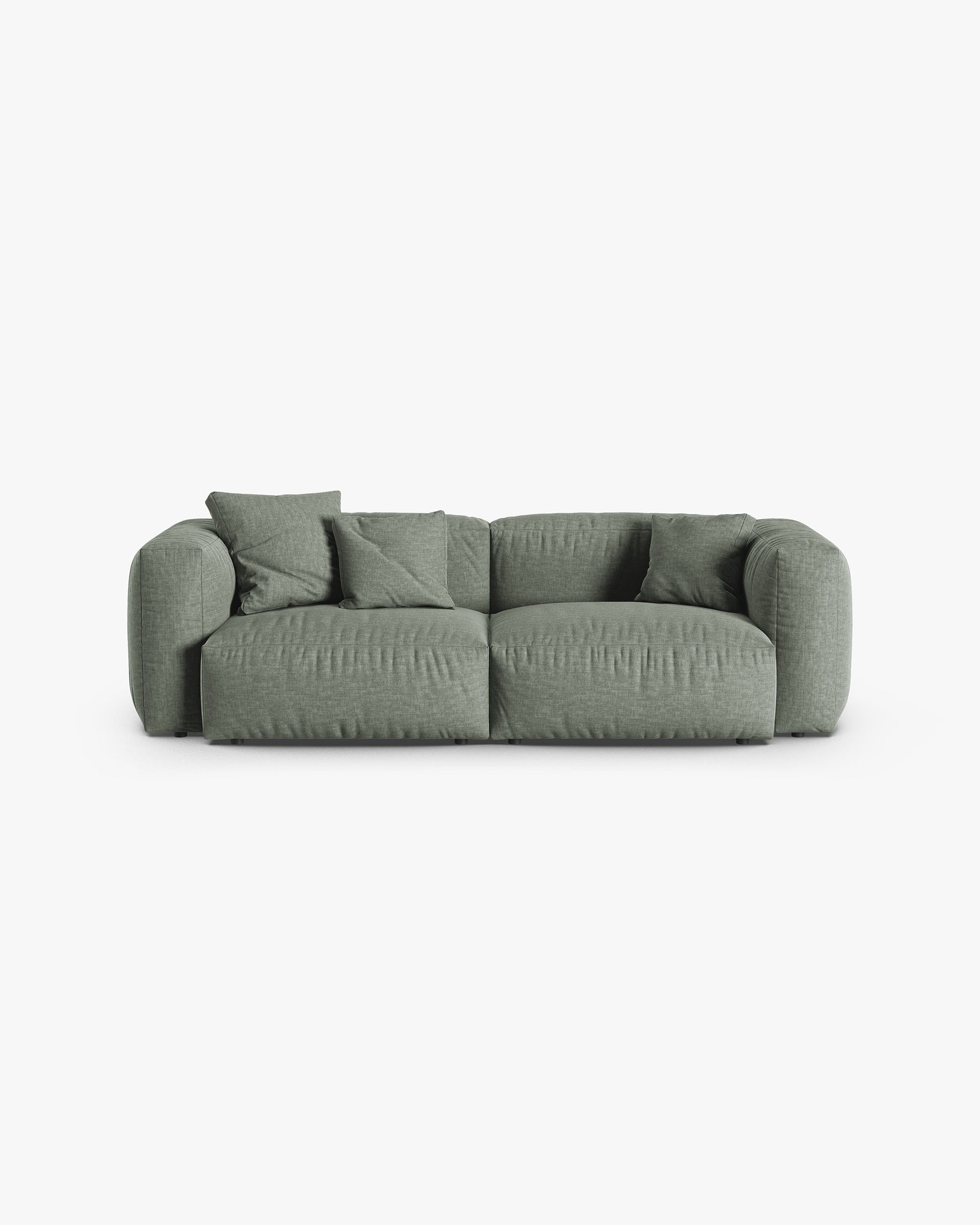 Martina Structured fabric (Bowagreen) / Moss green 0