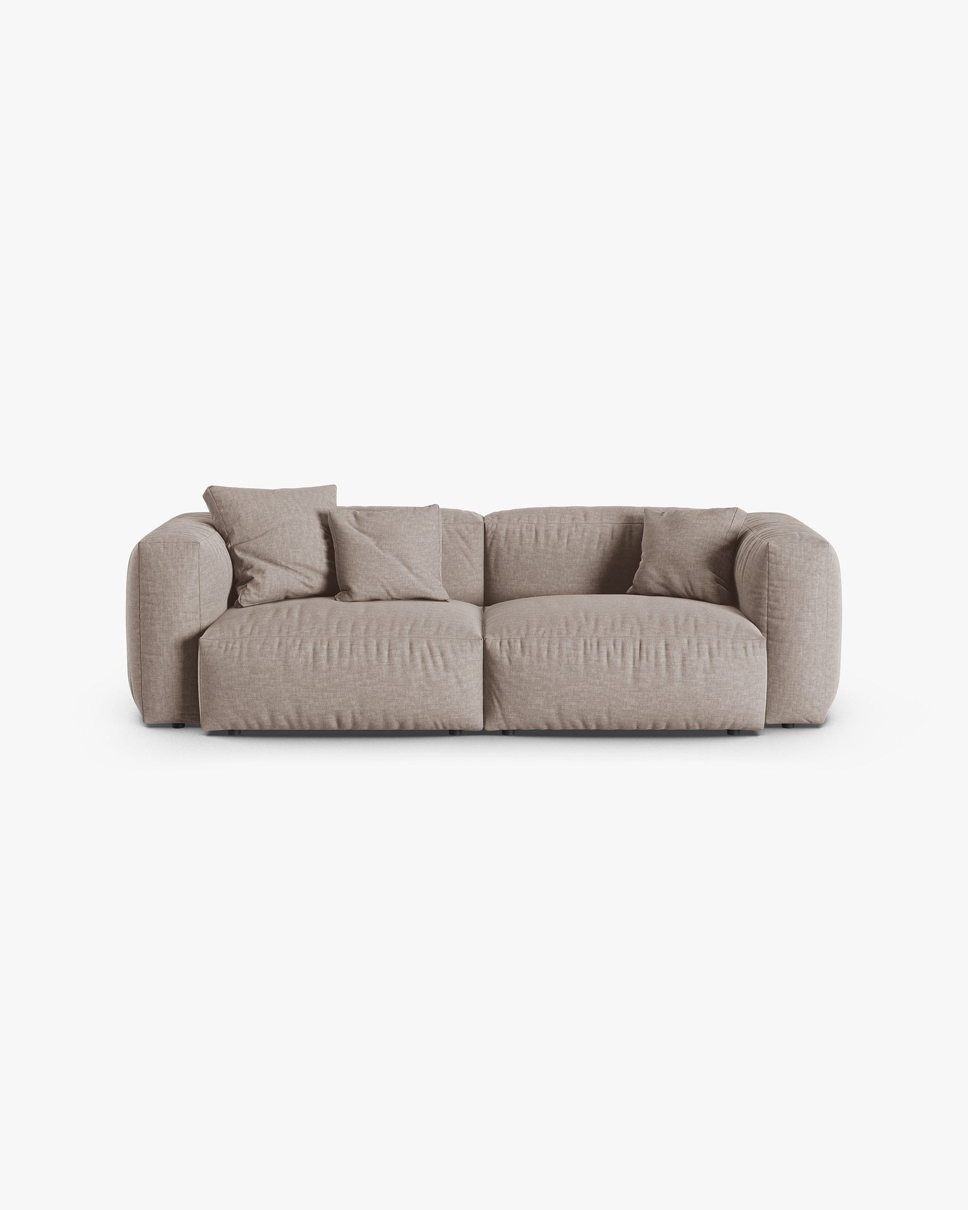Martina Structured fabric (Botruf) / Dark beige 0