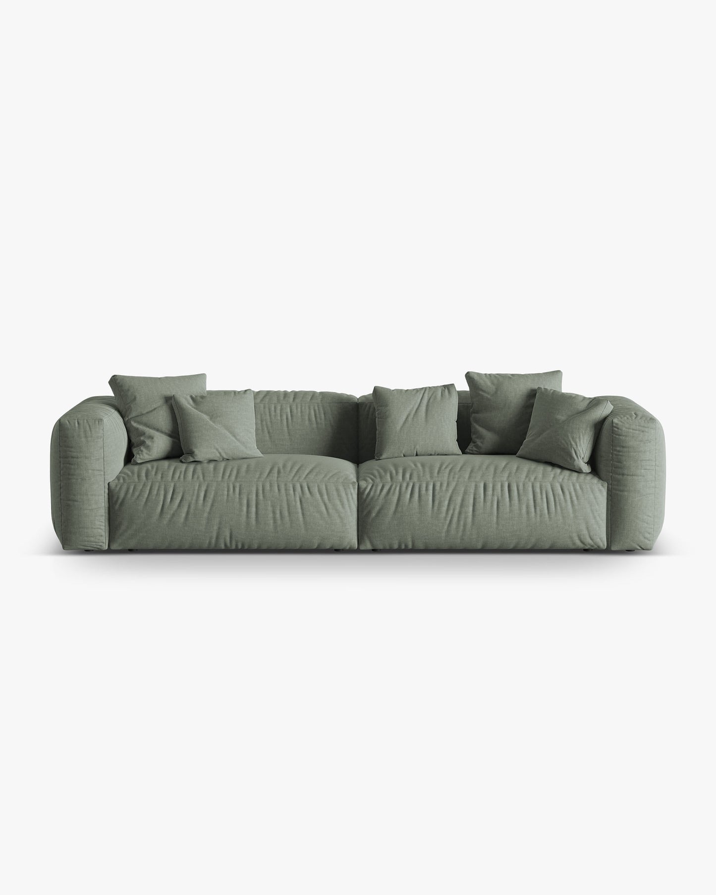 Martina Structured fabric (Bowagreen) / Moss green 0