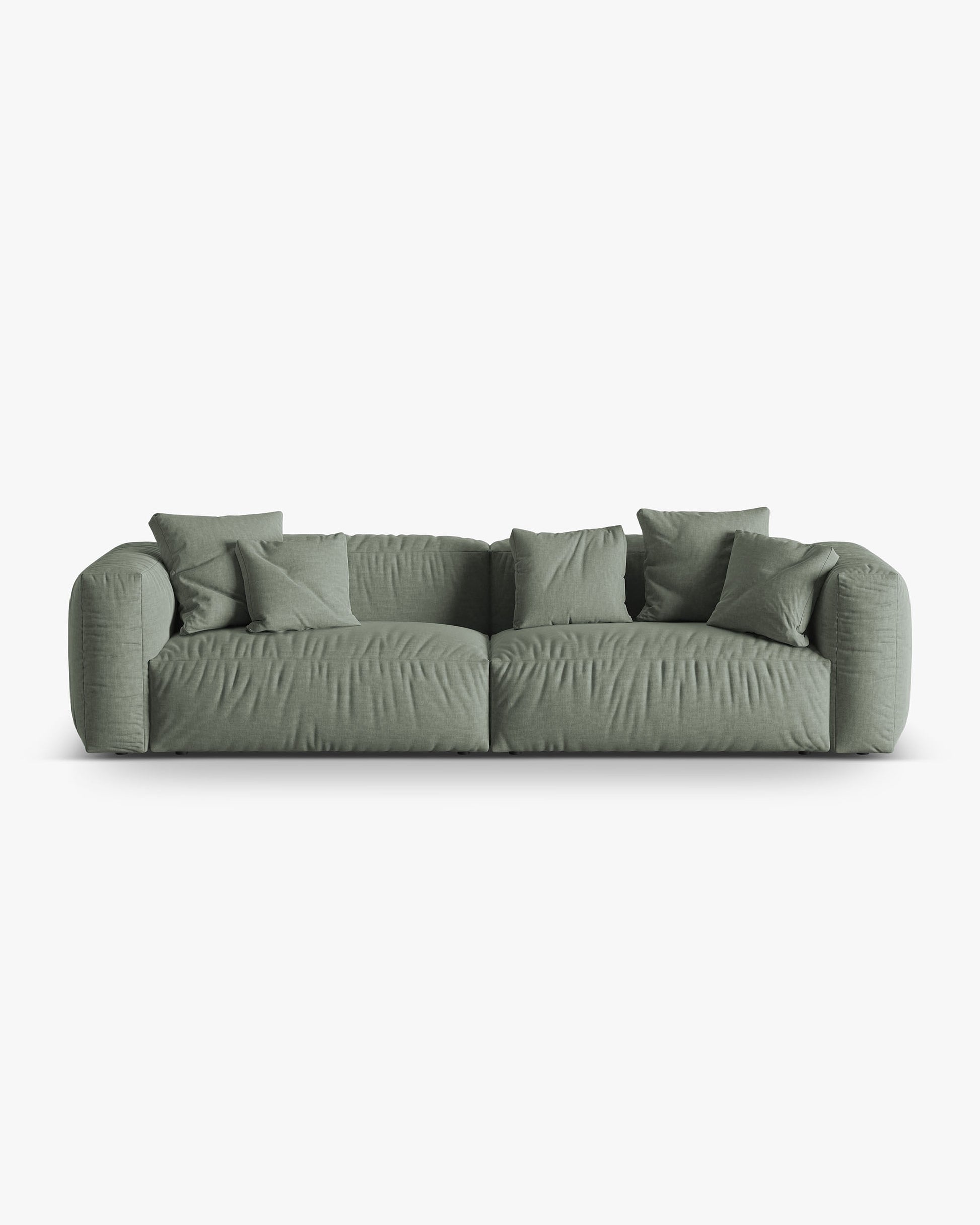 Martina Structured fabric (Bowagreen) / Moss green 0