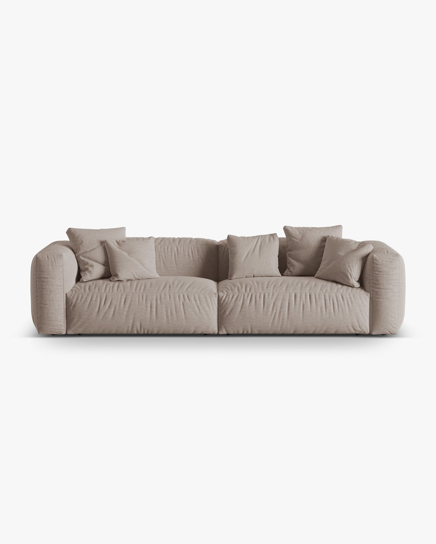 Martina Structured fabric (Botruf) / Dark beige 0
