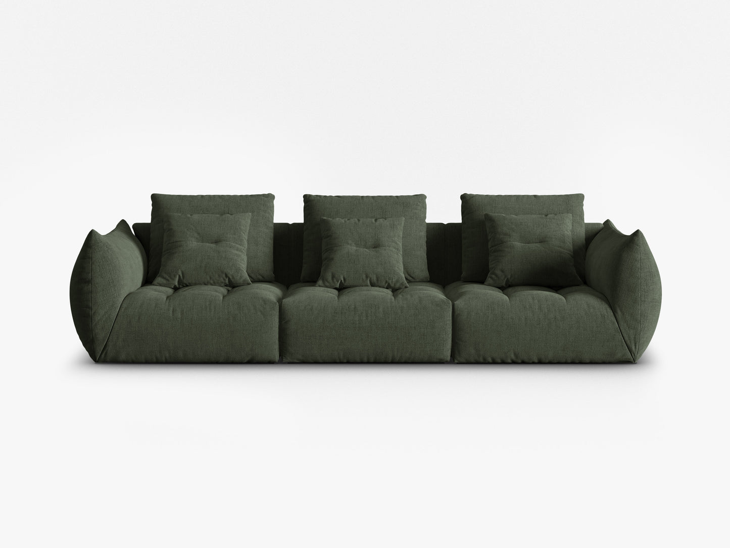 Bloom Structured fabric (Win75) / Moss green 0