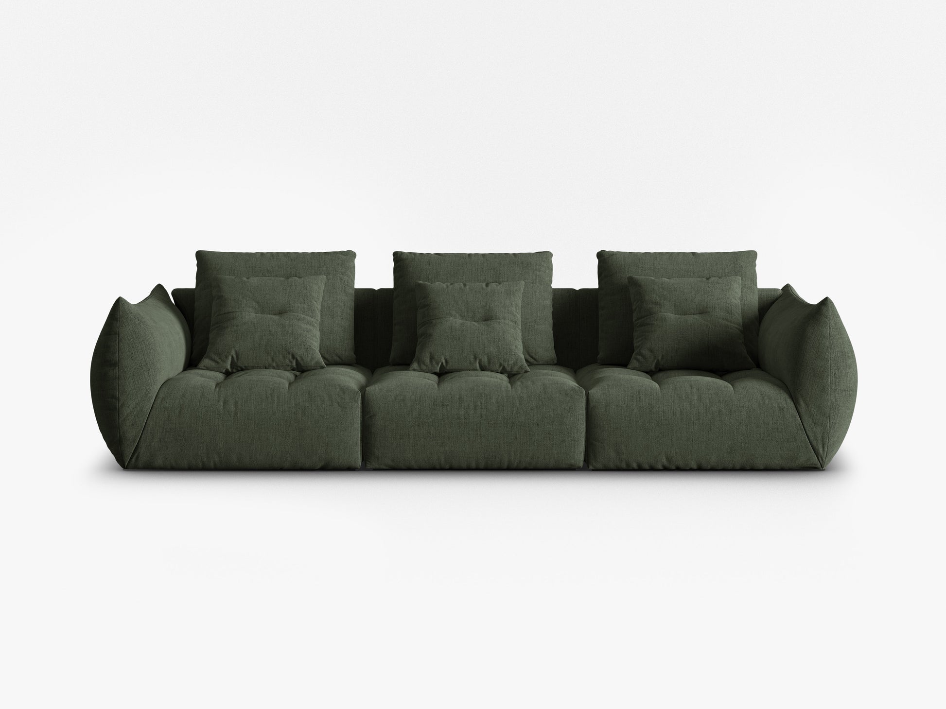 Bloom Structured fabric (Win75) / Moss green 0