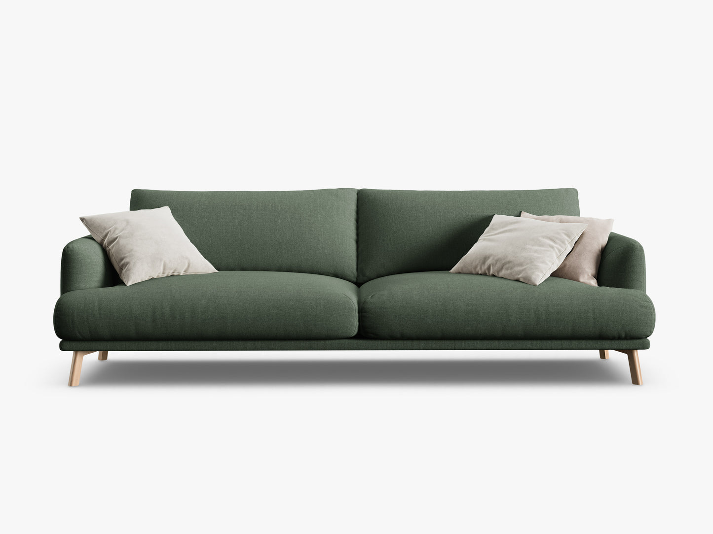 Naomi Structured fabric (Lib12) / Moss green 0