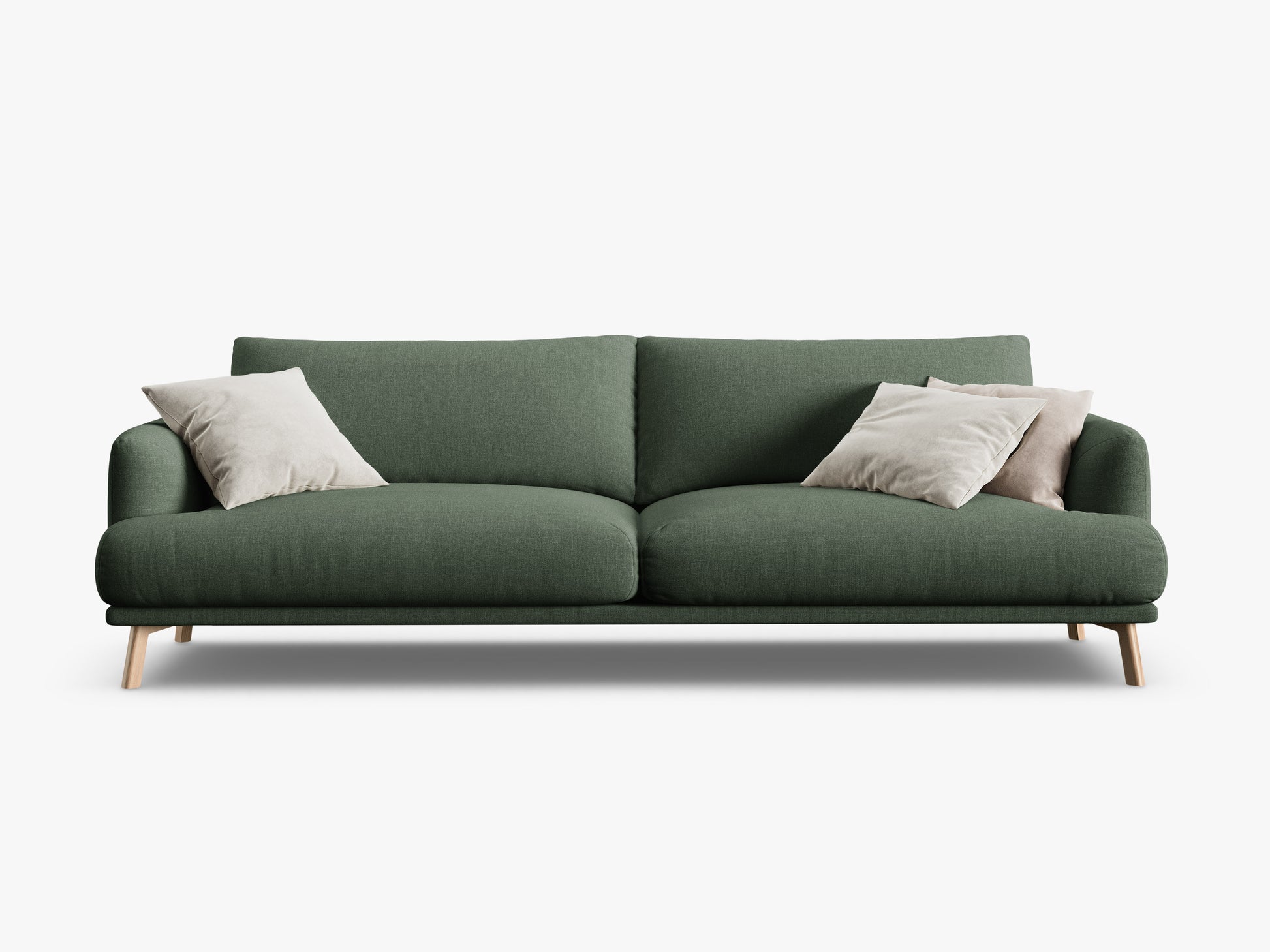 Naomi Structured fabric (Lib12) / Moss green 0