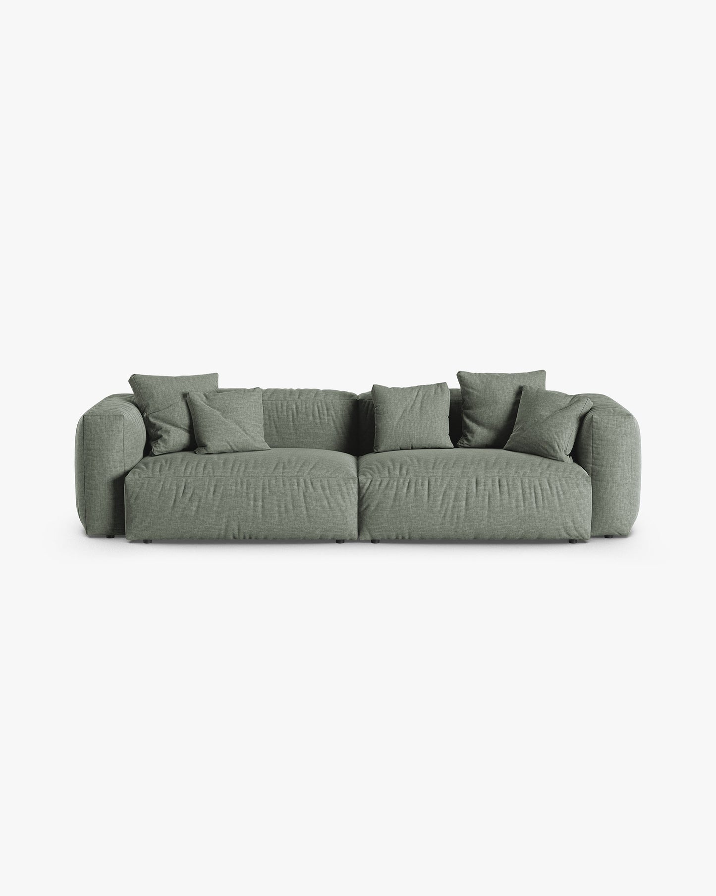 Martina Structured fabric (Bowagreen) / Moss green 0