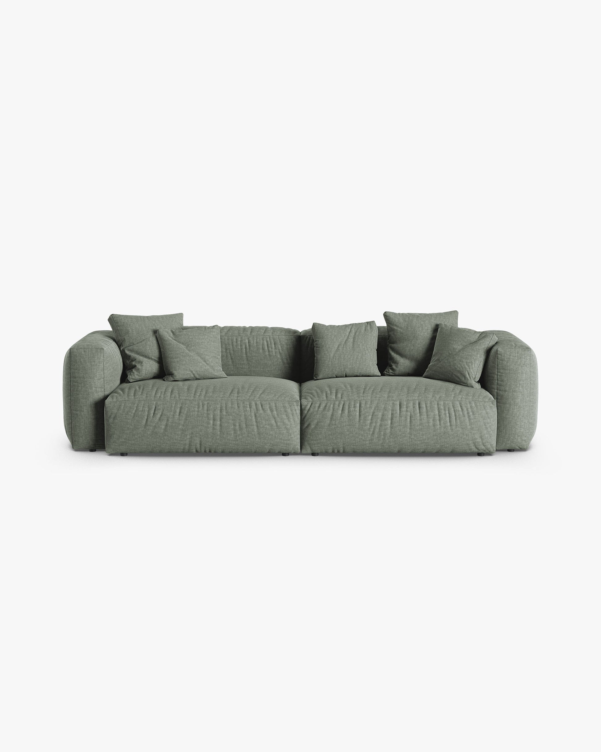 Martina Structured fabric (Bowagreen) / Moss green 0