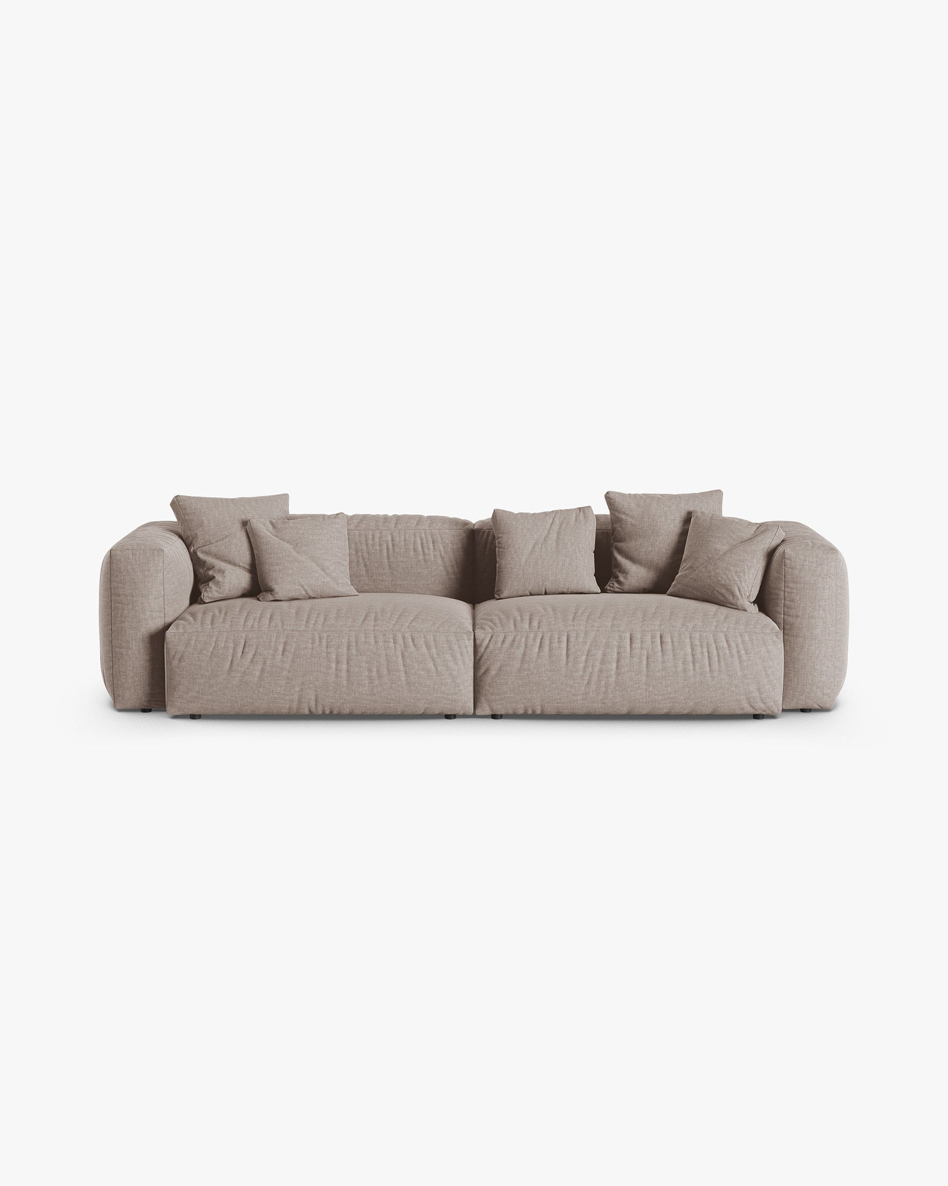 Martina Structured fabric (Botruf) / Dark beige 0