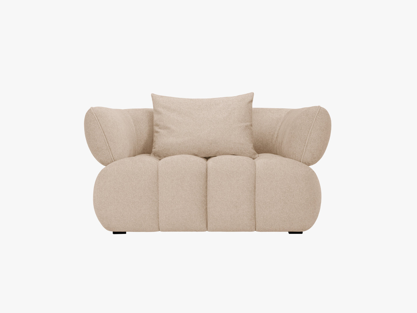 Reese Structured velvet (Bub3) / Dark beige 0