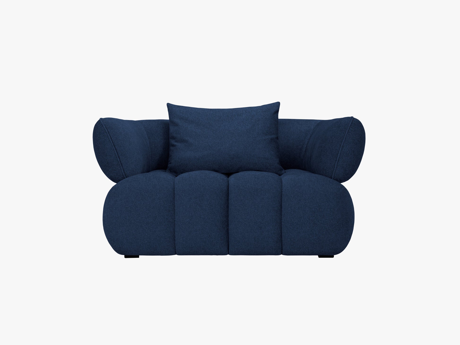 Reese Structured velvet (Bub16) / Dark blue 0