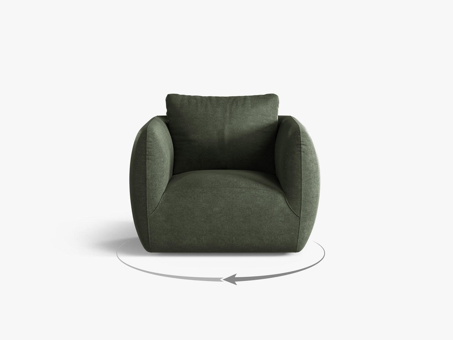 Iga Structured fabric (Win75) / Moss green 0