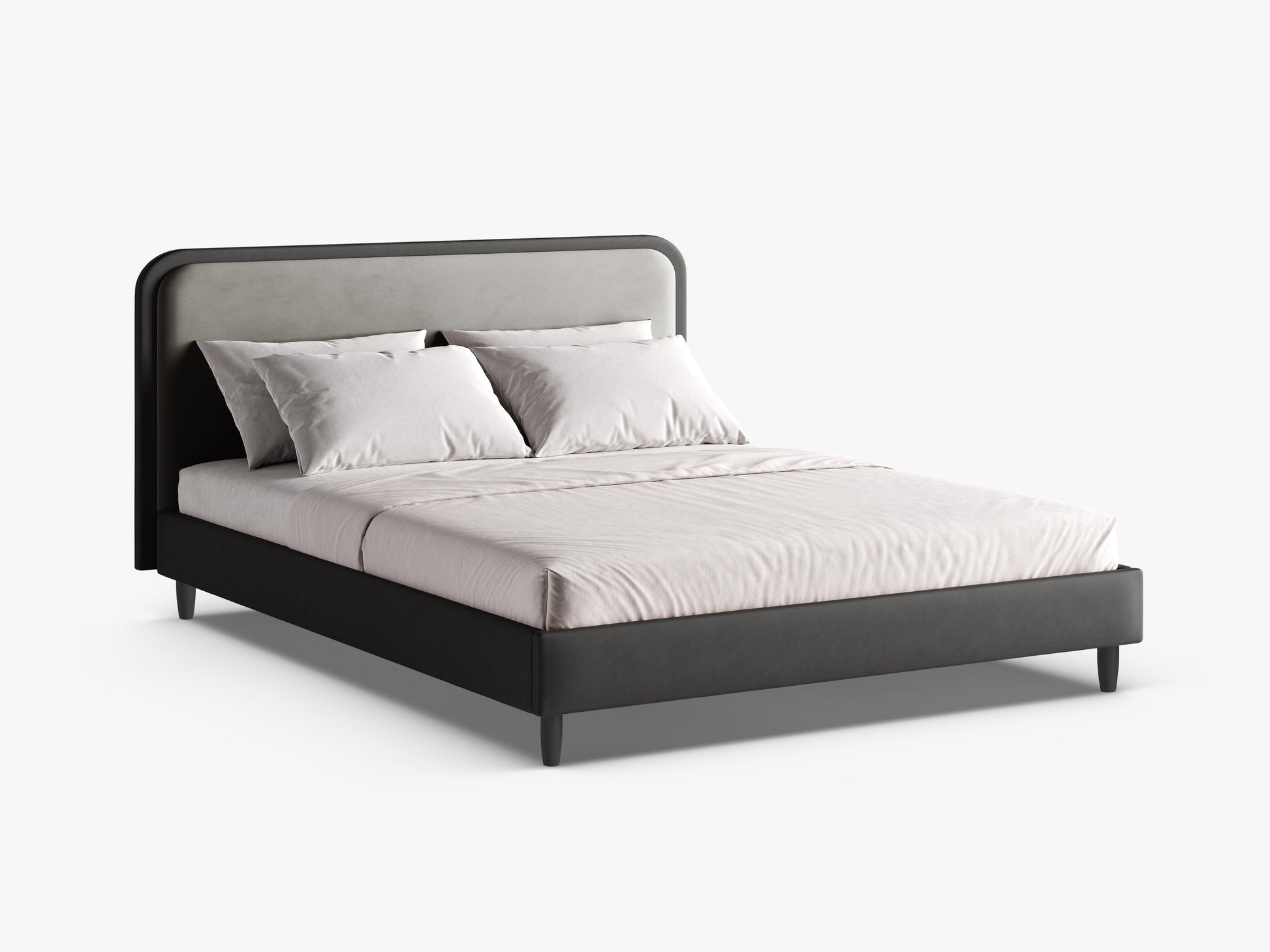 Aveline Velvet (Ma2241) / Vegan leather (Veg92) / Dark grey / Dark grey 0