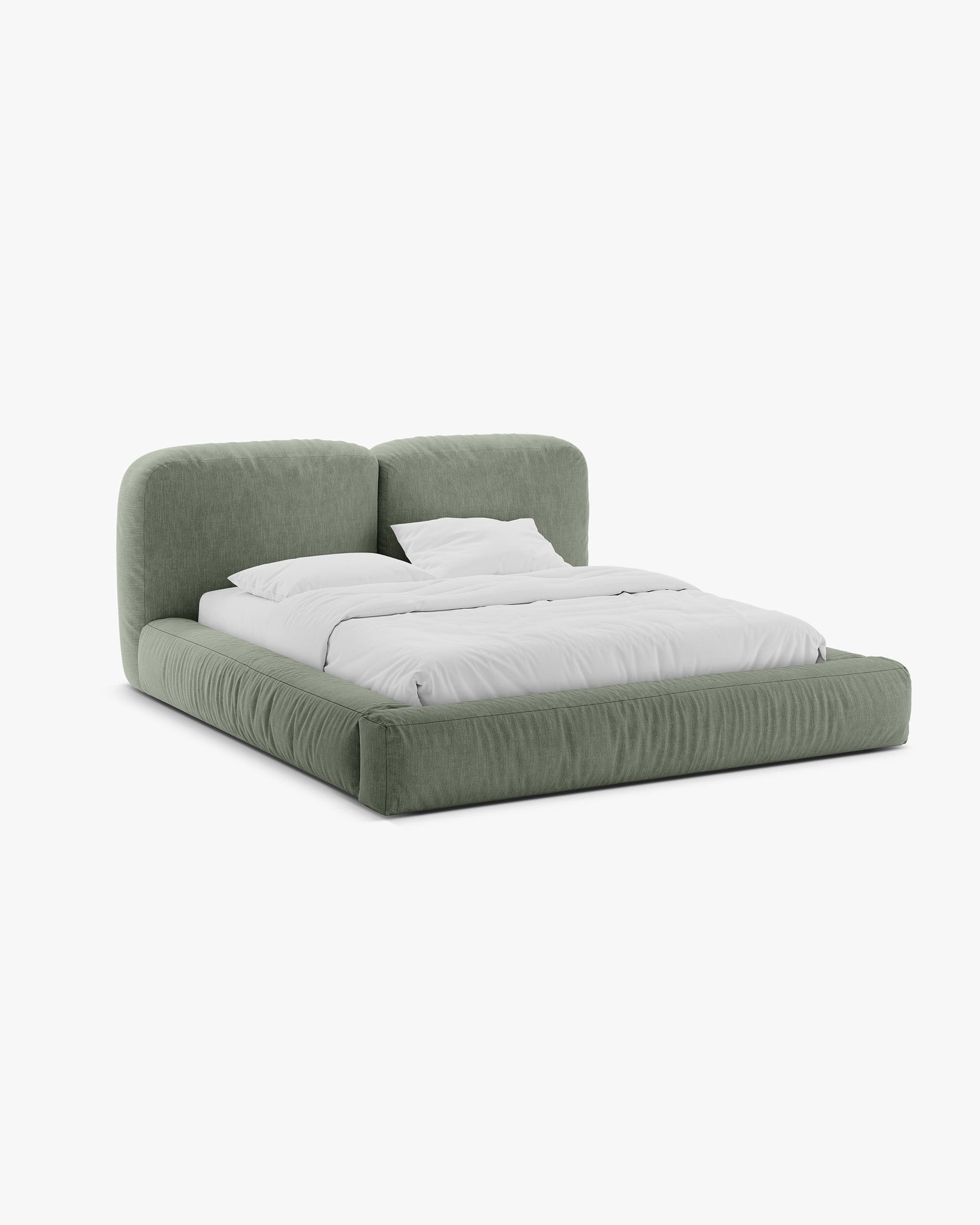 Martina Structured fabric (Bowagreen) / Moss green 0