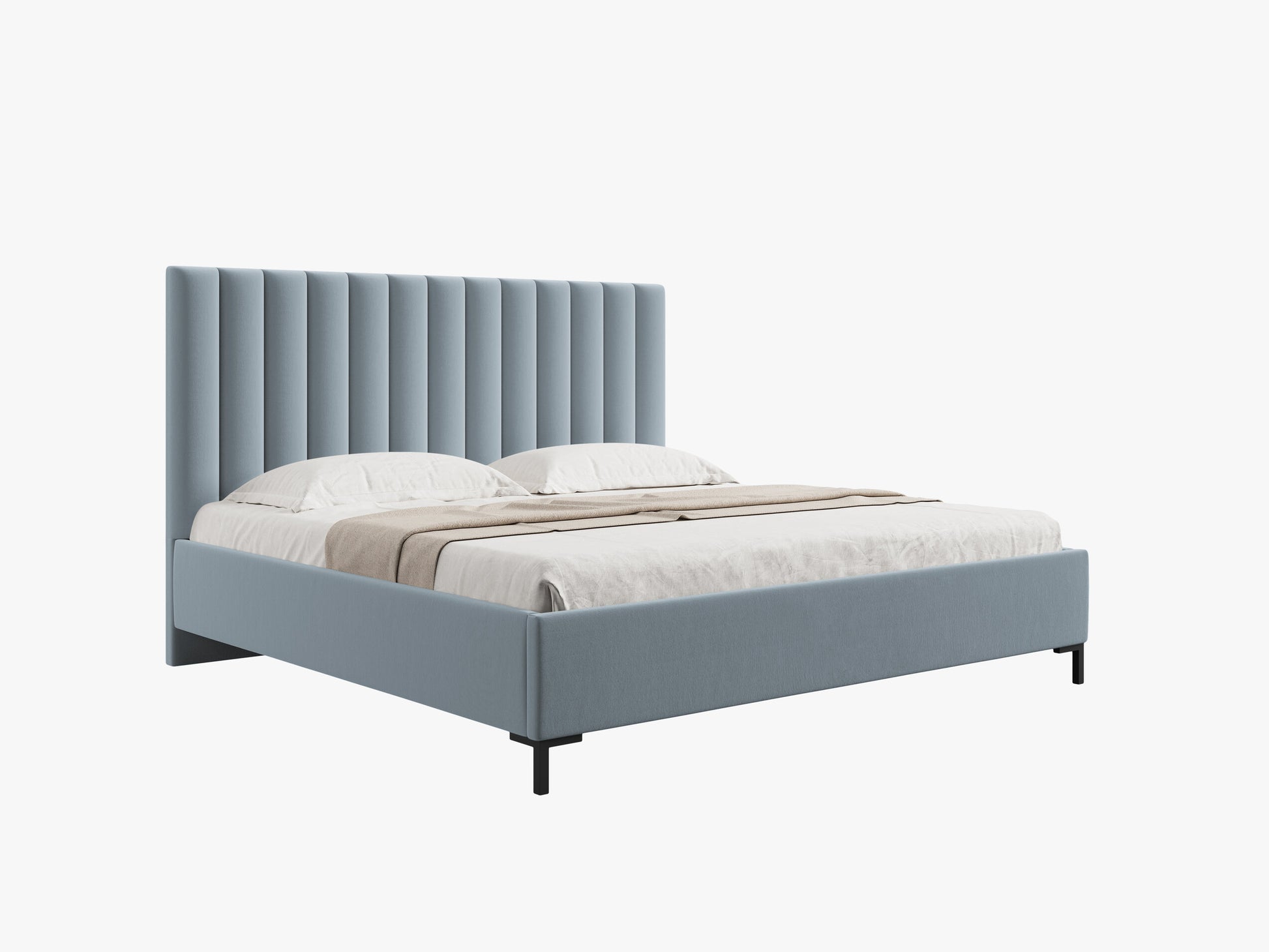 Allison Structured fabric (Sld73) / Light blue 0