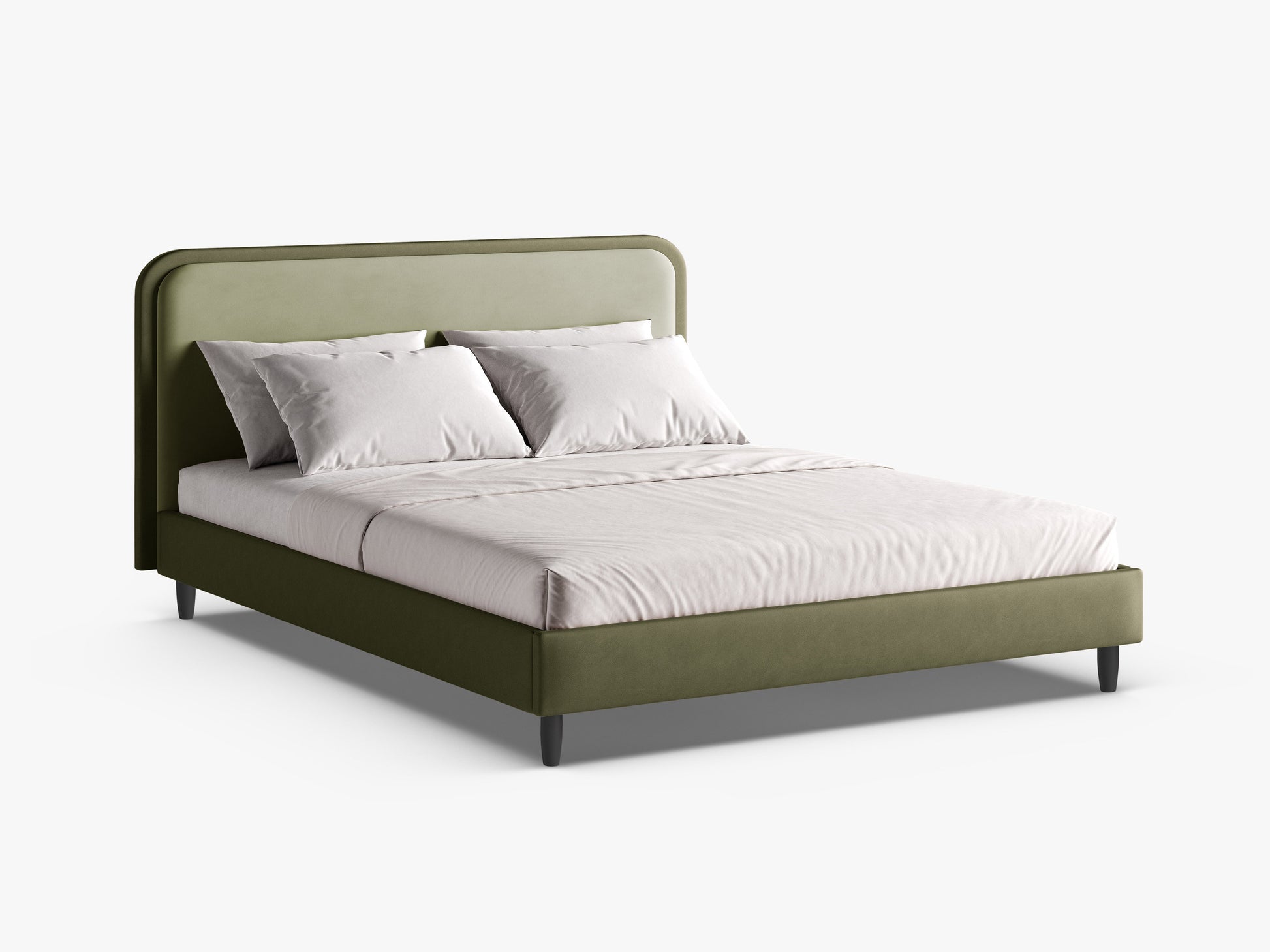 Aveline Velvet (Ma2243) / Vegan leather (Veg37) / Green / Moss green 0