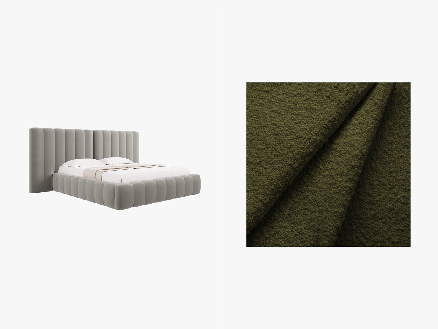Kelp Boucle (Bal2090) / Dark olive green 0