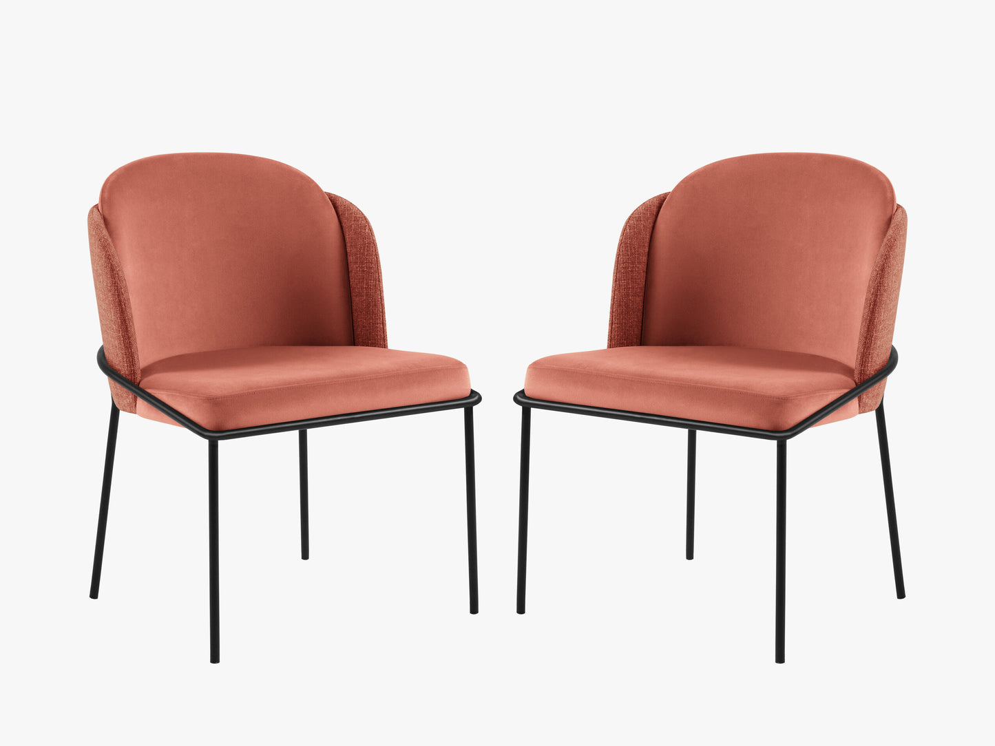 Limmen Structured fabric (Matu8) / Velvet (Sal12) / Pink melange / Coral 0