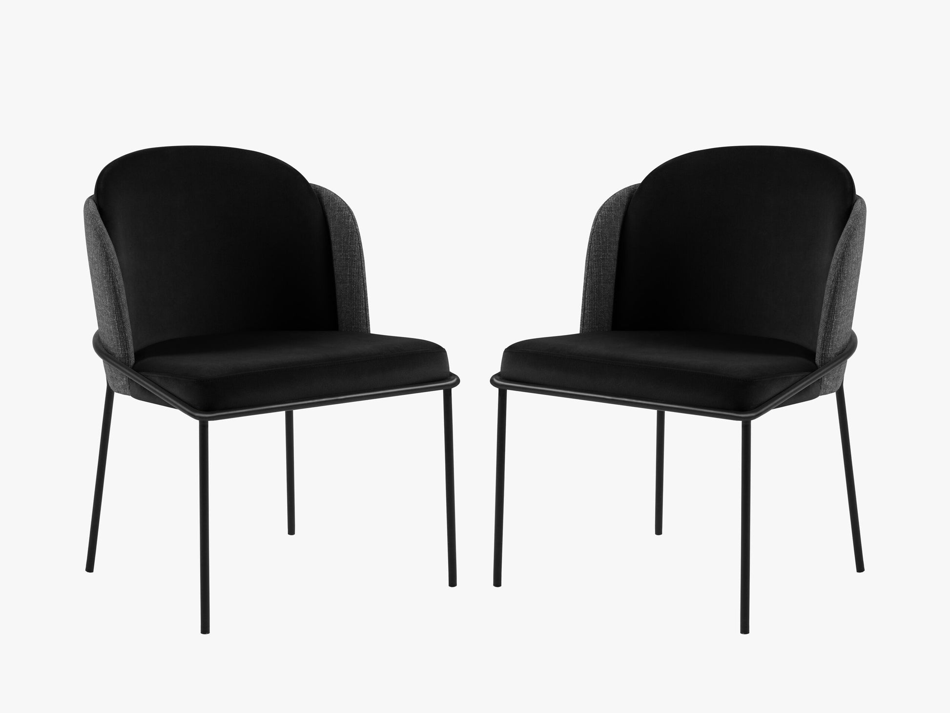 Limmen Structured fabric (Matu15) / Velvet (Sal19) / Black melange / Black 0