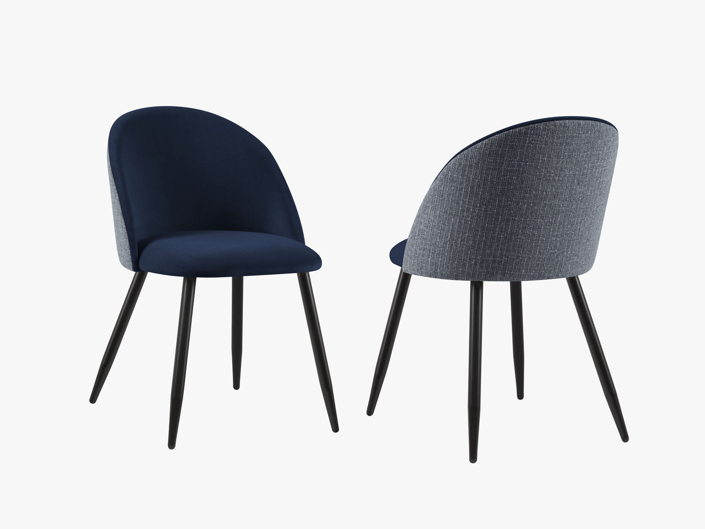 Rayan Velvet (Sal5) / Structured fabric (Matu6) / Royal blue / Blue melange 0