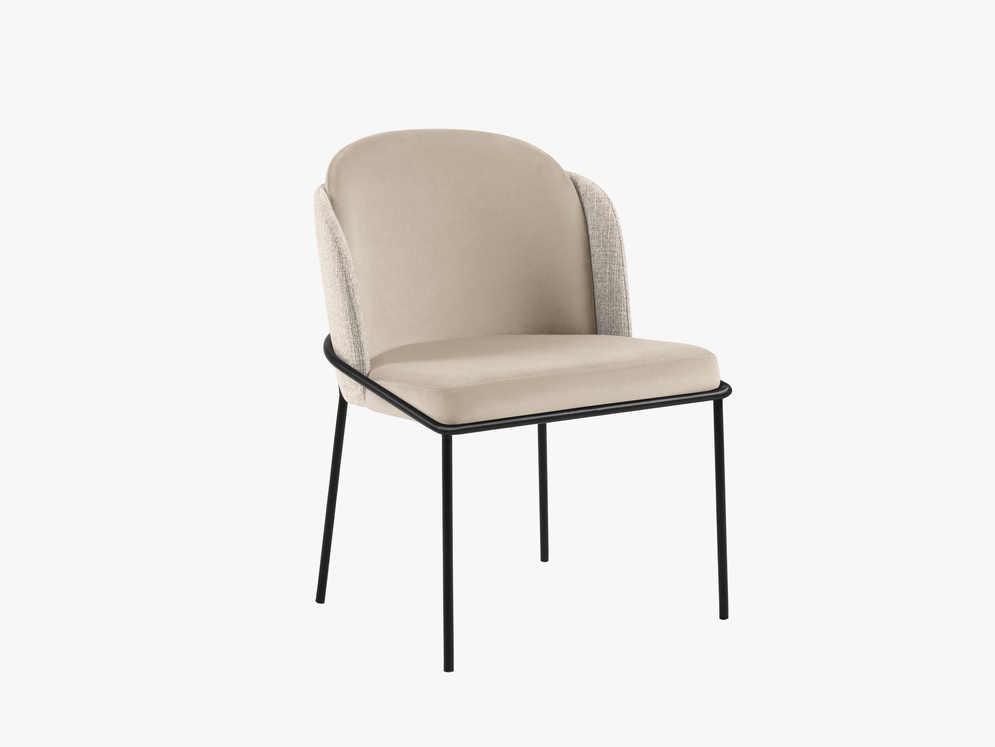 Limmen Structured fabric (Matu2) / Velvet (Sal1) / Beige melange / Beige 0