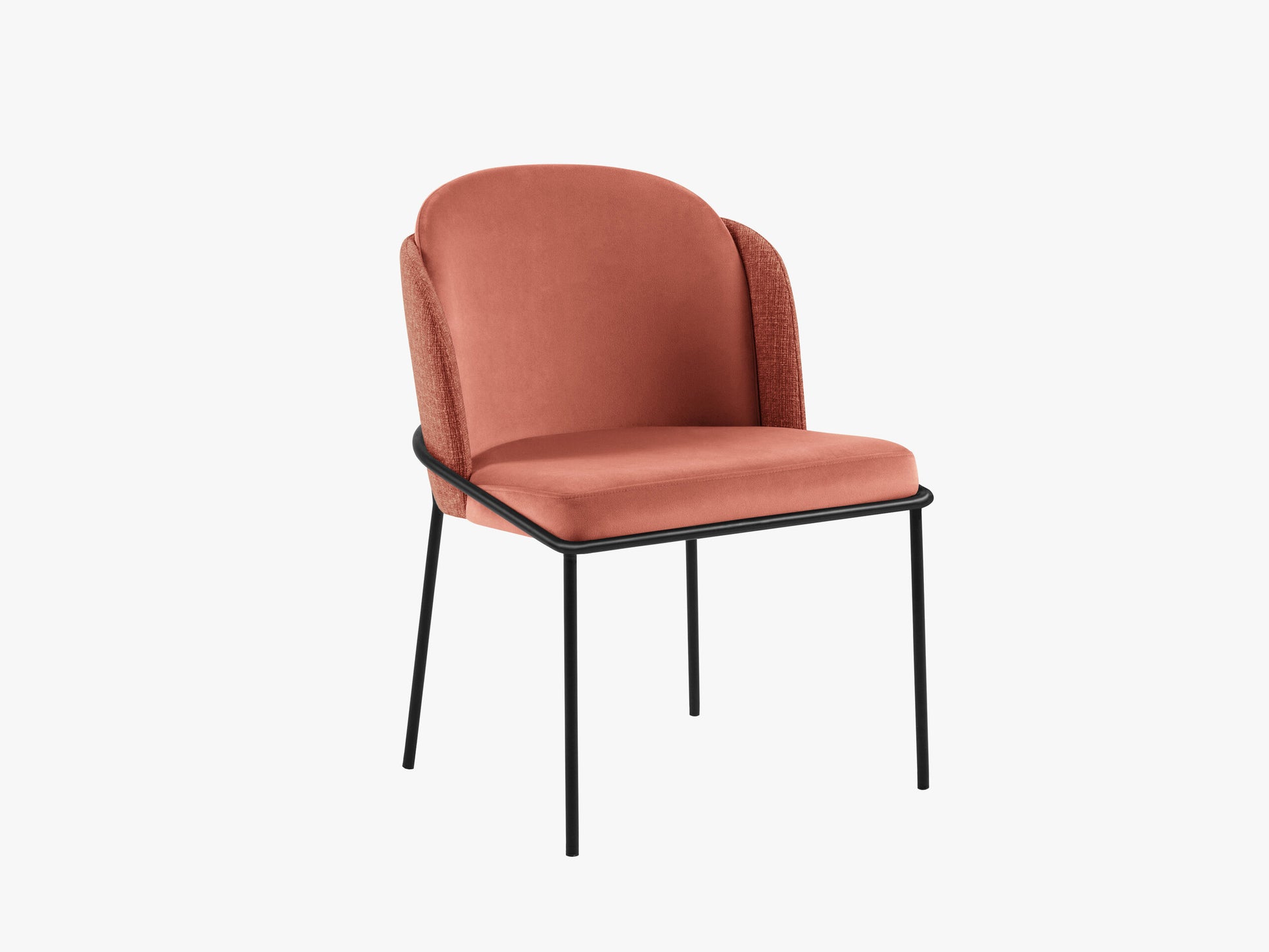 Limmen Structured fabric (Matu8) / Velvet (Sal12) / Pink melange / Coral 0