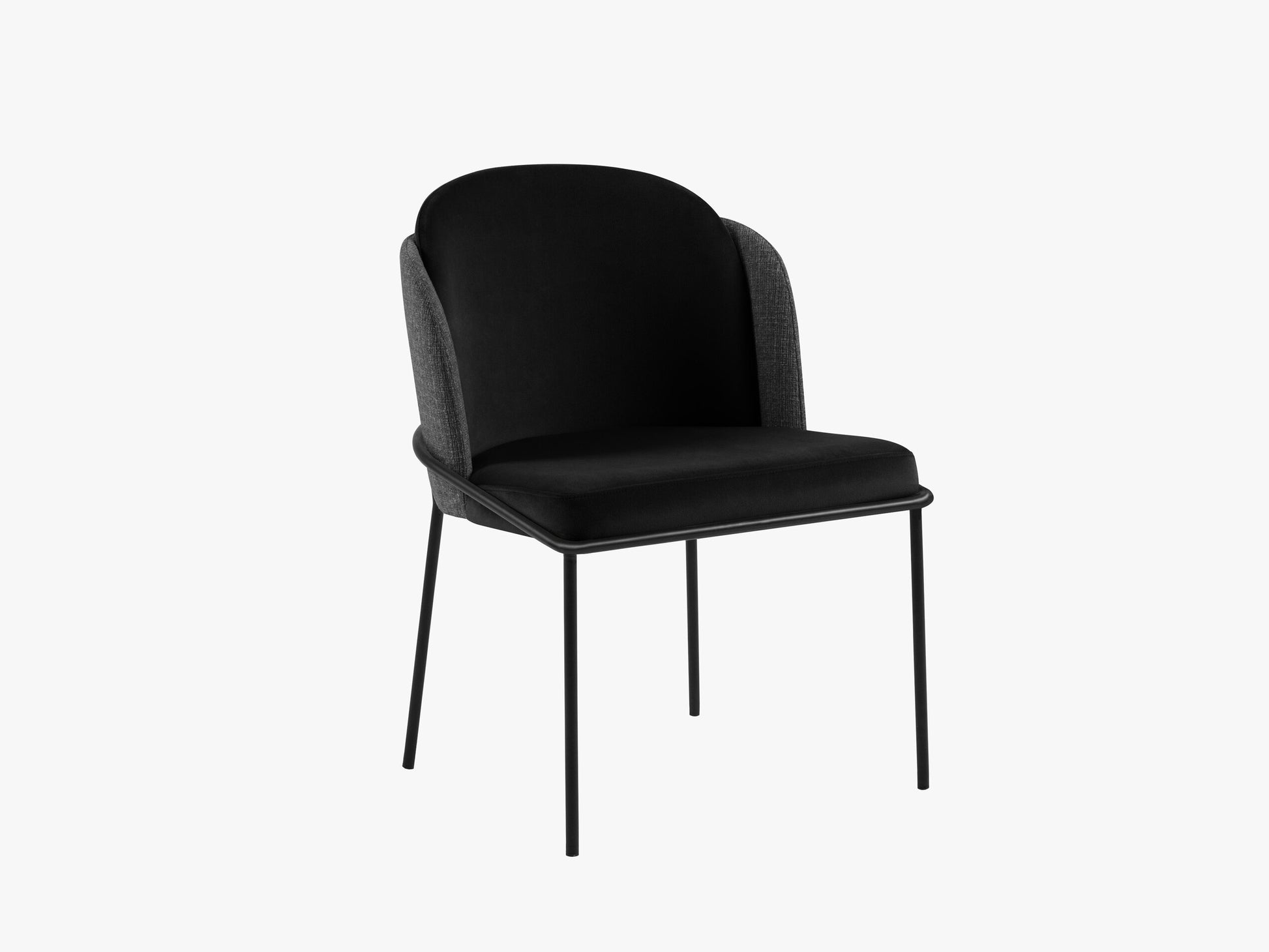 Limmen Structured fabric (Matu15) / Velvet (Sal19) / Black melange / Black 0