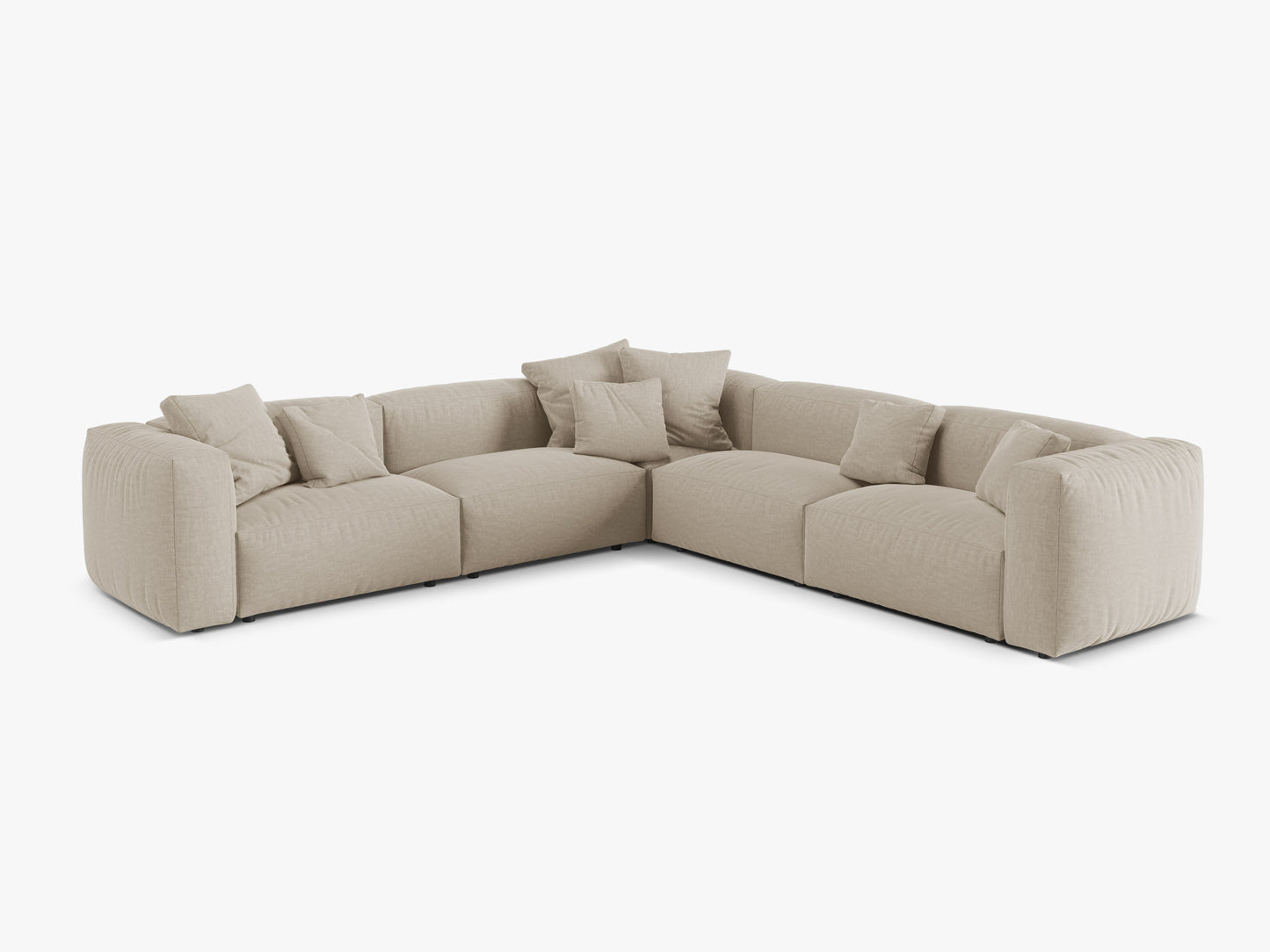 Martina Structured fabric (Botoffee) / Light beige 0