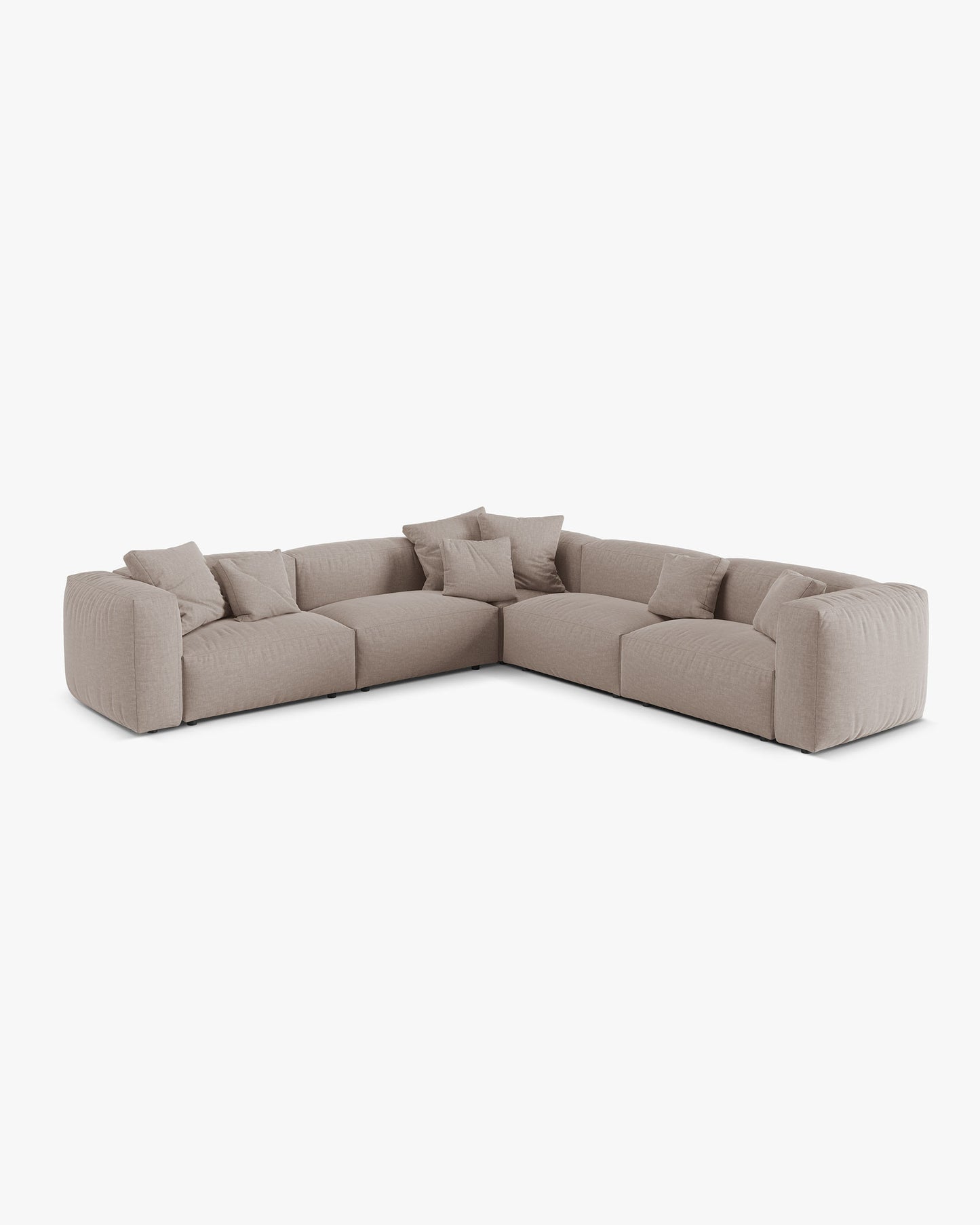 Martina Structured fabric (Botruf) / Dark beige 0