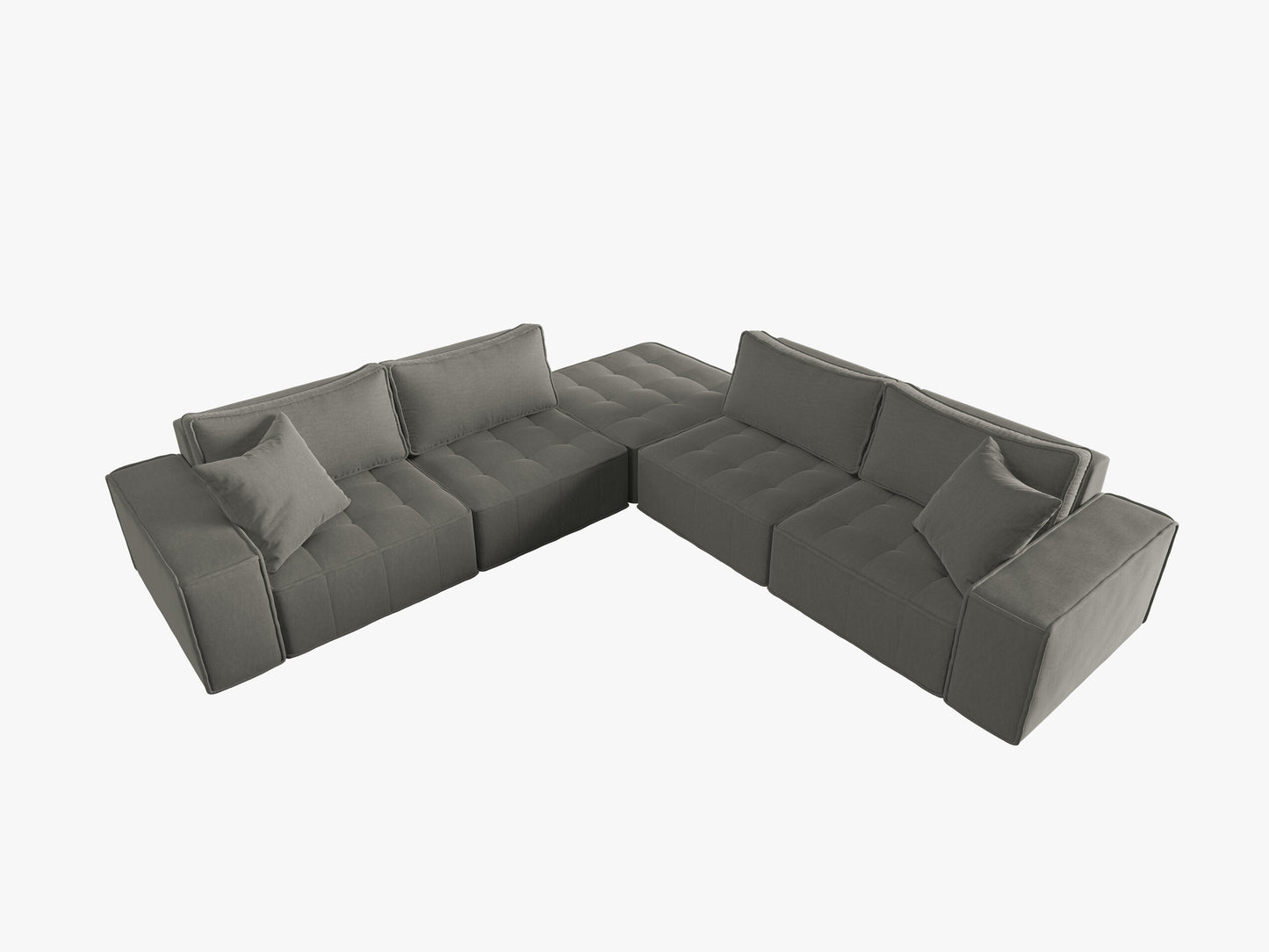 Mike Structured fabric (Boash) / Grey 0