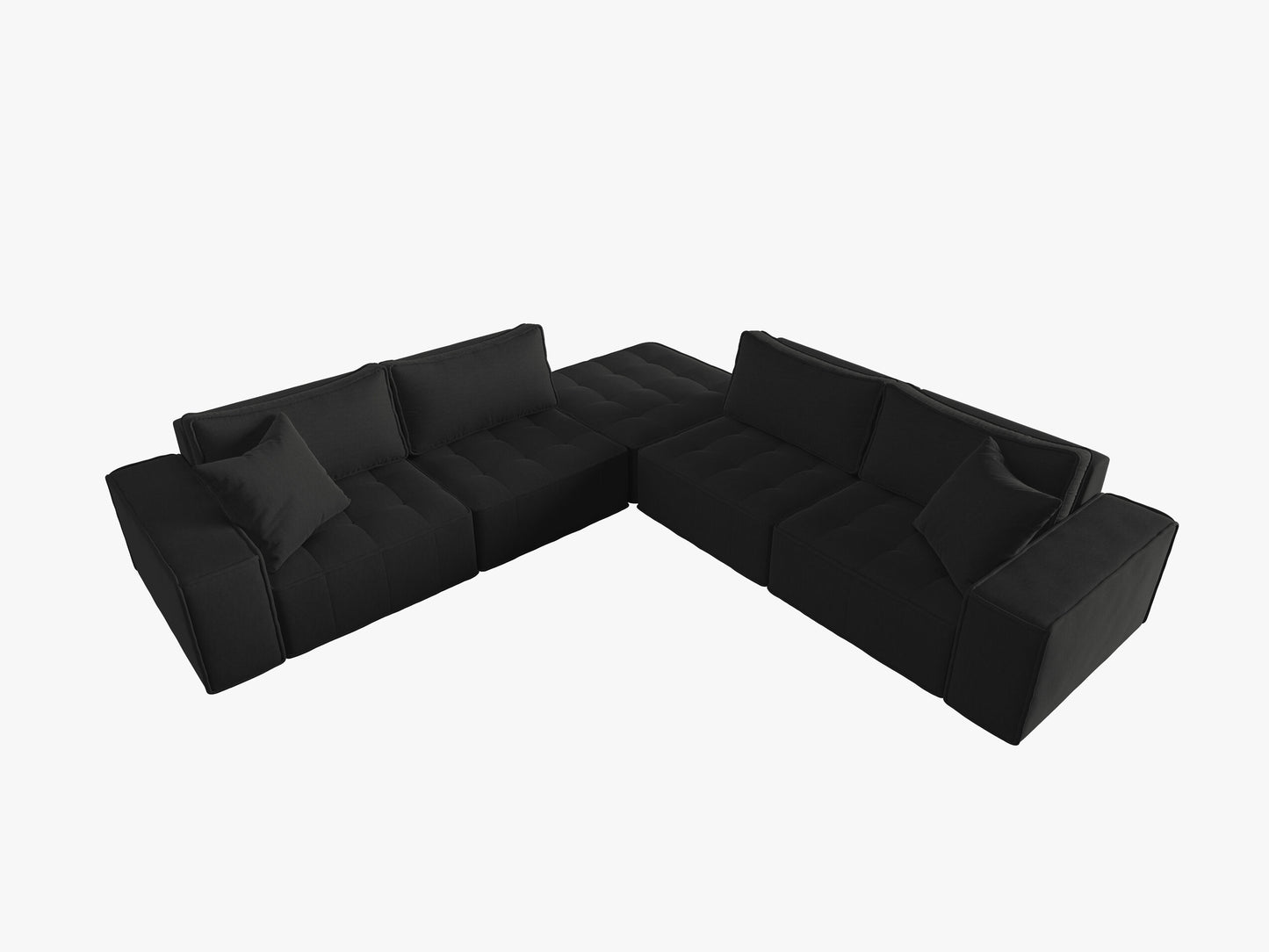 Mike Structured fabric (Boblack) / Black 0