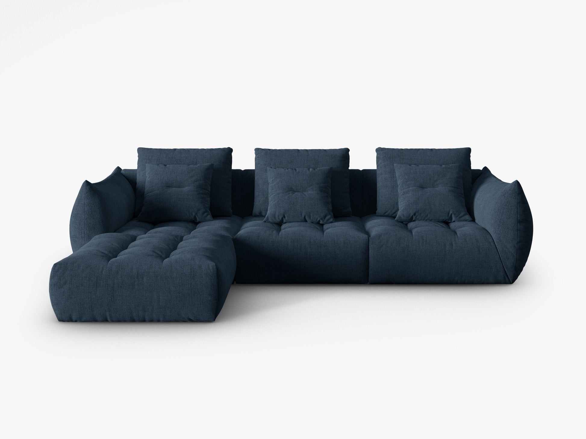 Bloom Structured fabric (Win77) / Navy blue 0
