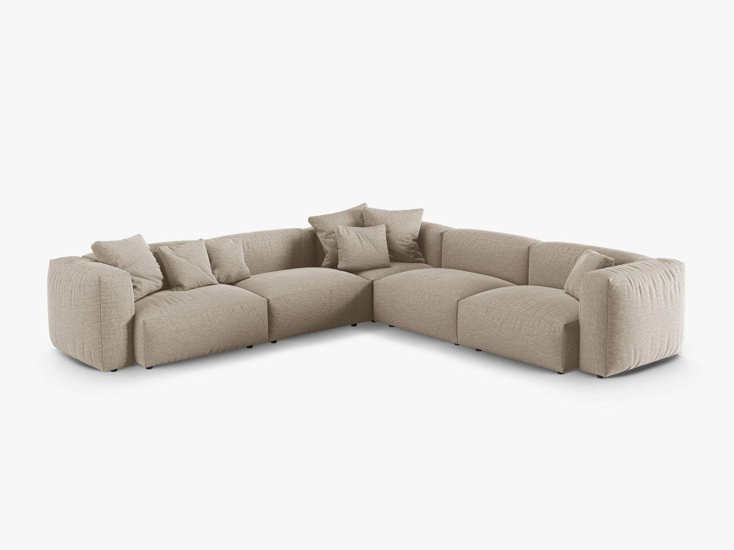 Martina Structured fabric (Botoffee) / Light beige 0
